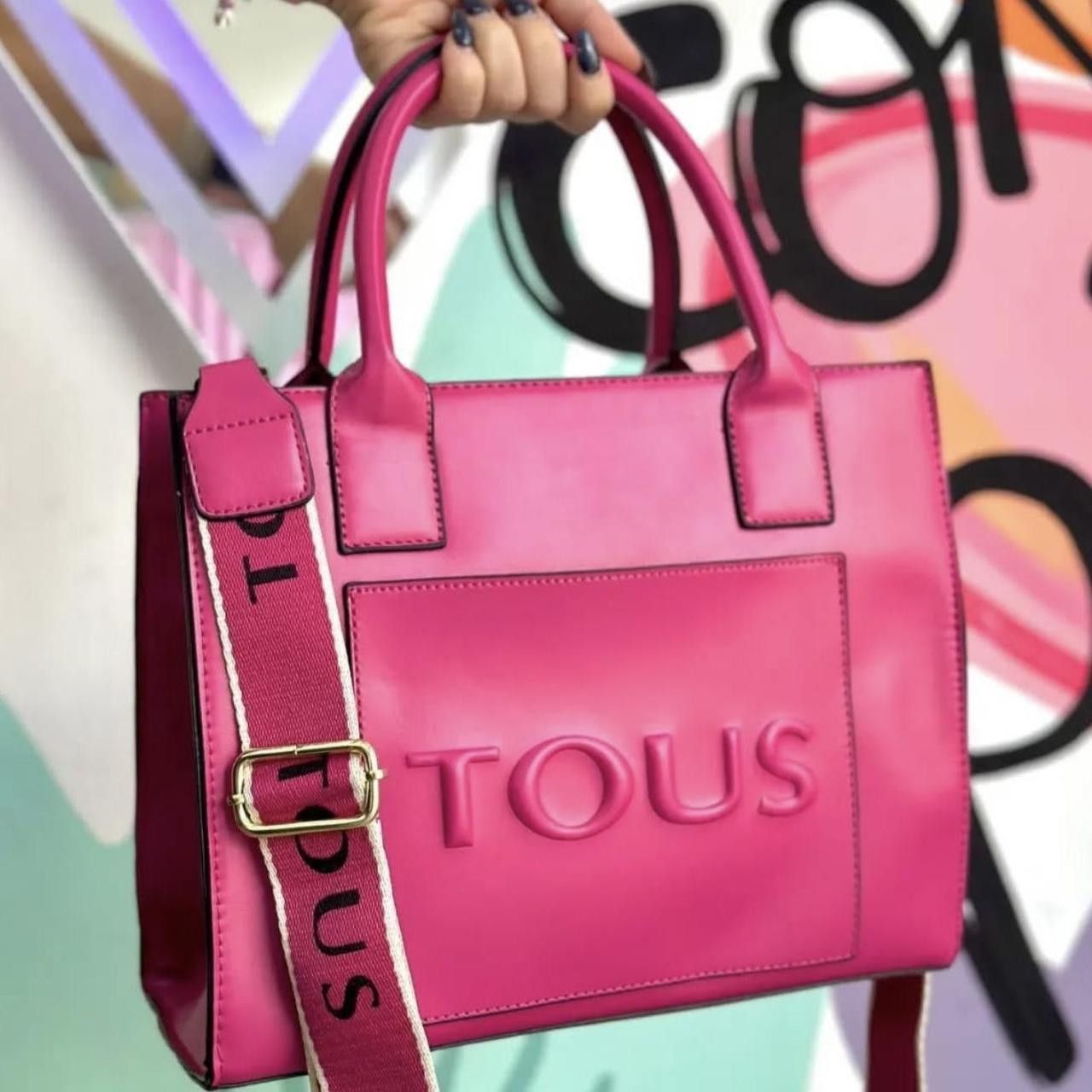 TOUS Tous Tote Hot Pink Bad Size ONE SIZE - 1 Thumbnail