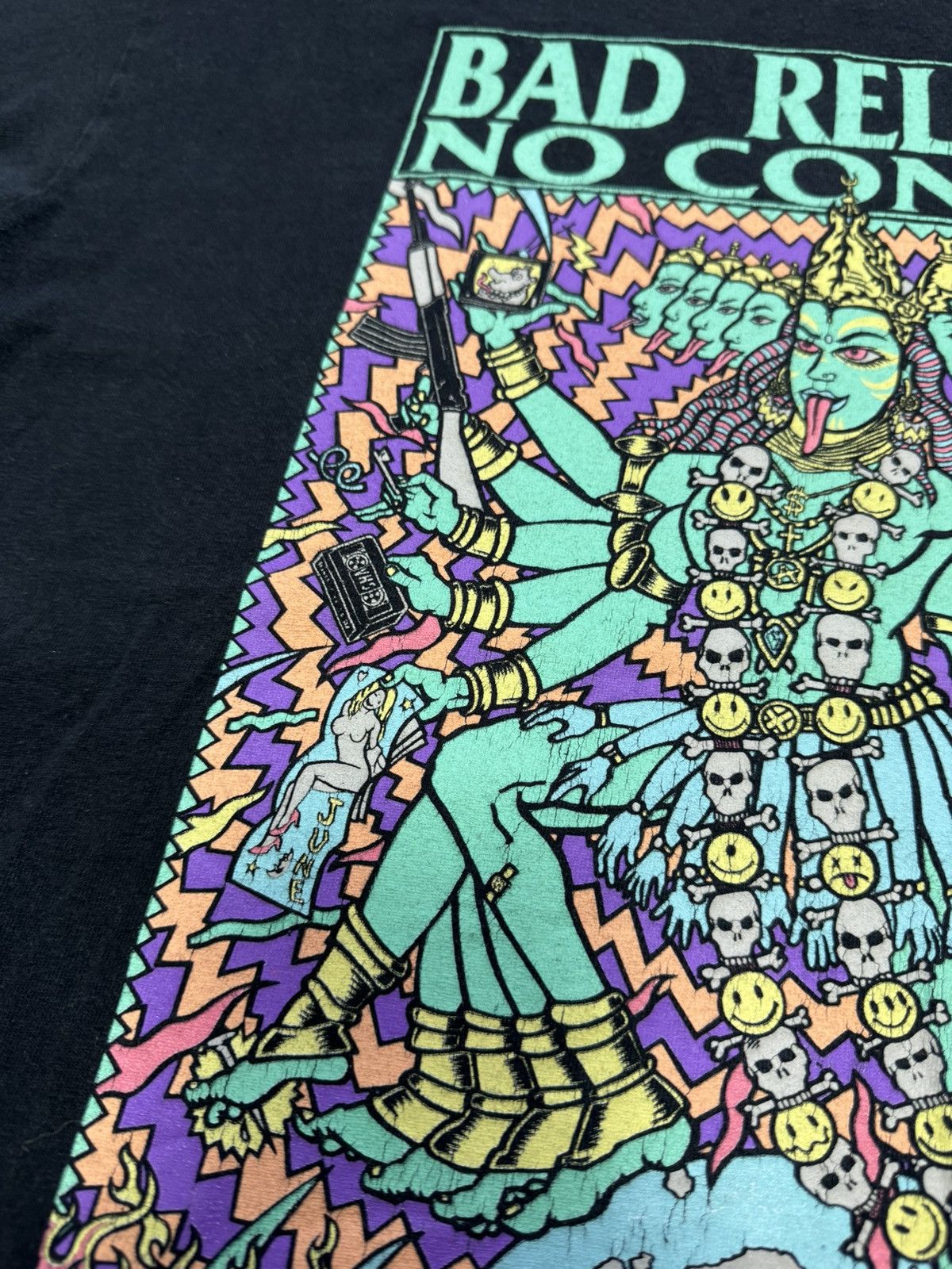 Band Tees × Vintage Bad Religion No Control T Shirt Frank Kozik Hardcore Punk Size US L / EU 52-54 / 3 - 10 Thumbnail