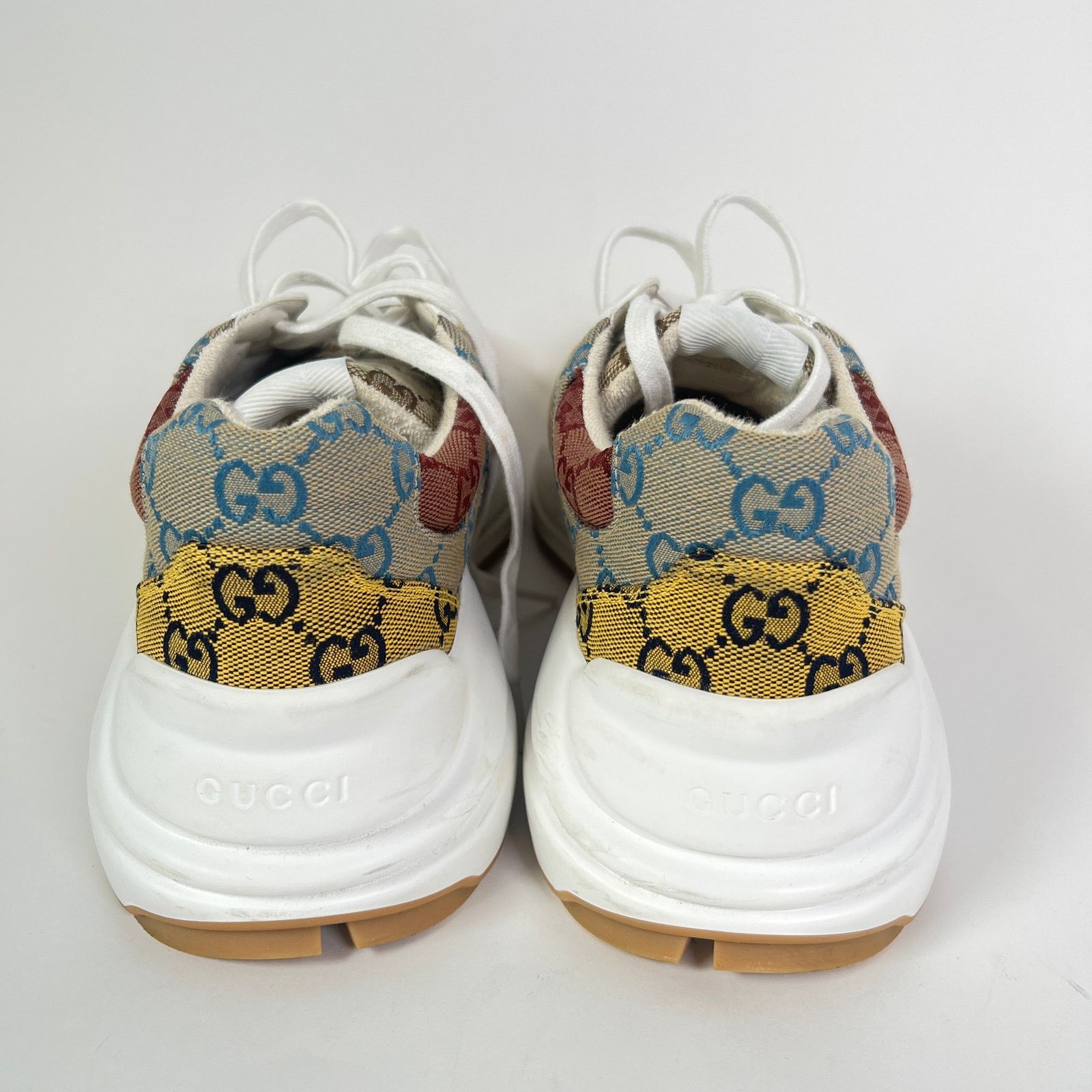 Gucci Gucci Multi Orange GG Rhyton Sneakers Size US 8.5 / EU 41-42 - 6 Thumbnail
