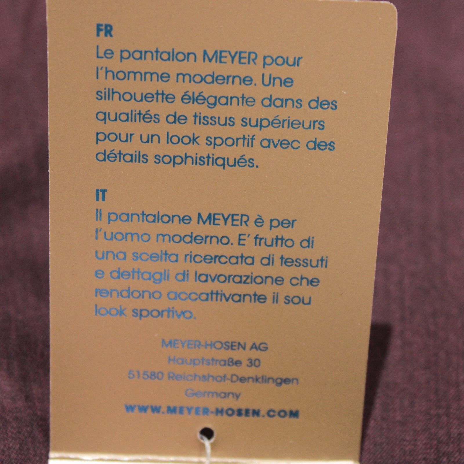 Other Meyer New with tags Dress Pants Size 36 US In Purple Size US 36 / EU 52 - 7 Thumbnail