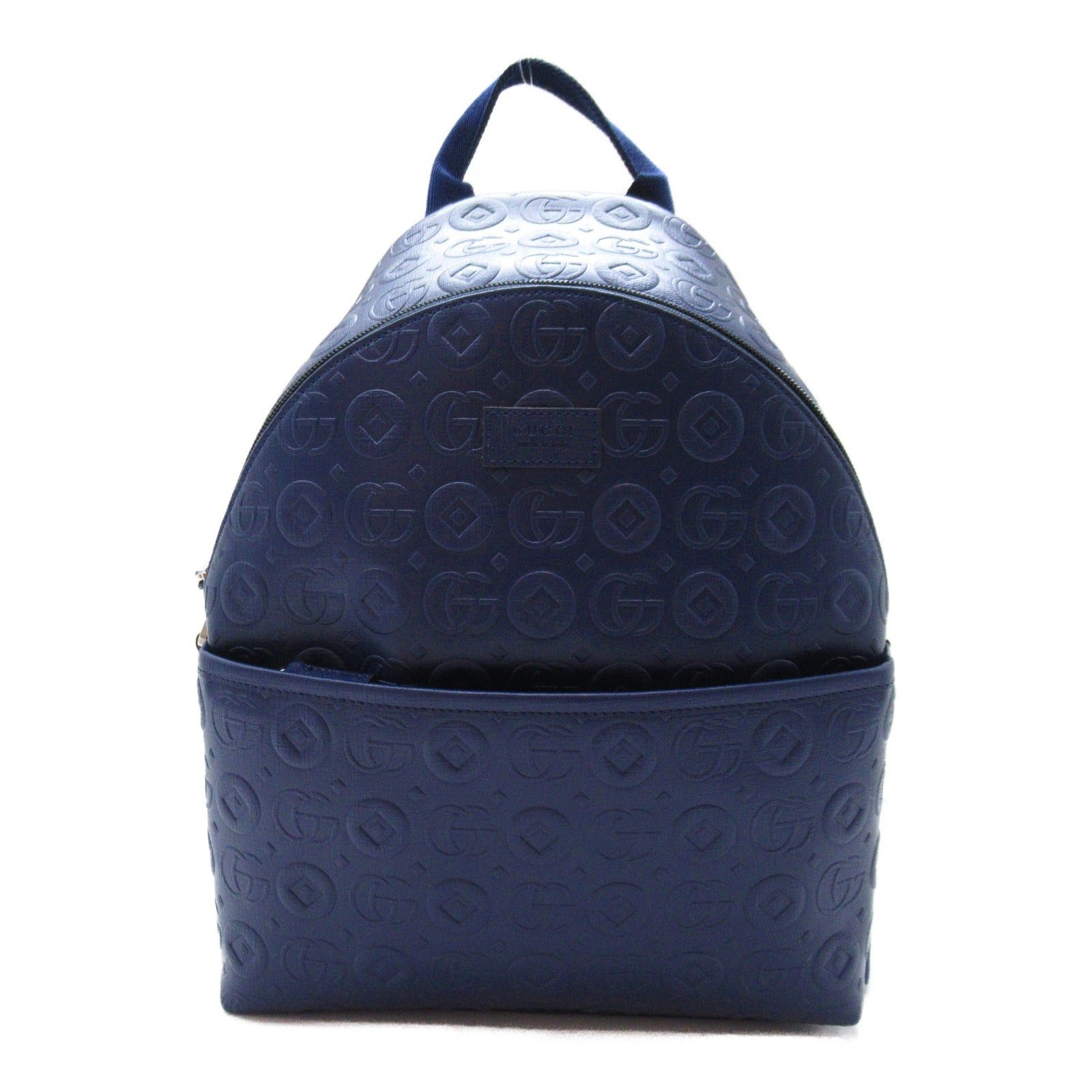 Gucci Gucci Kids Backpack Rucksack Gg Canvas Navy Size ONE SIZE - 1 Thumbnail