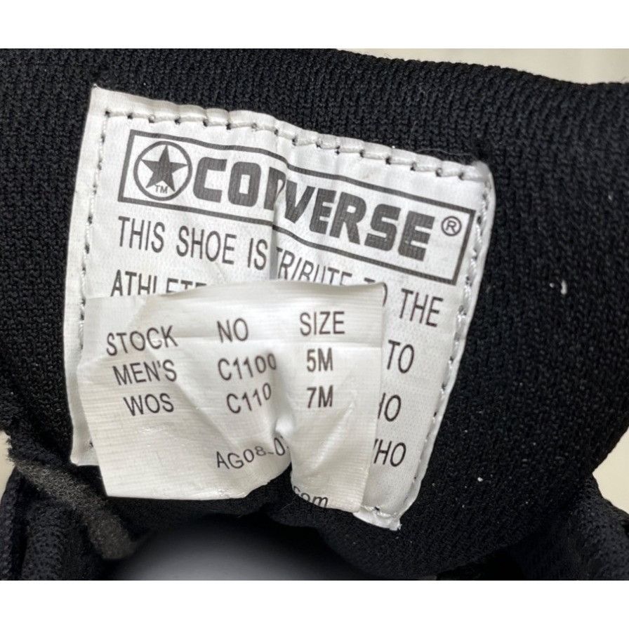 Converse Converse Unisex Men's & Women's Black Classic Sneakers/Shoes Size US 7 / IT 37 - 6 Thumbnail