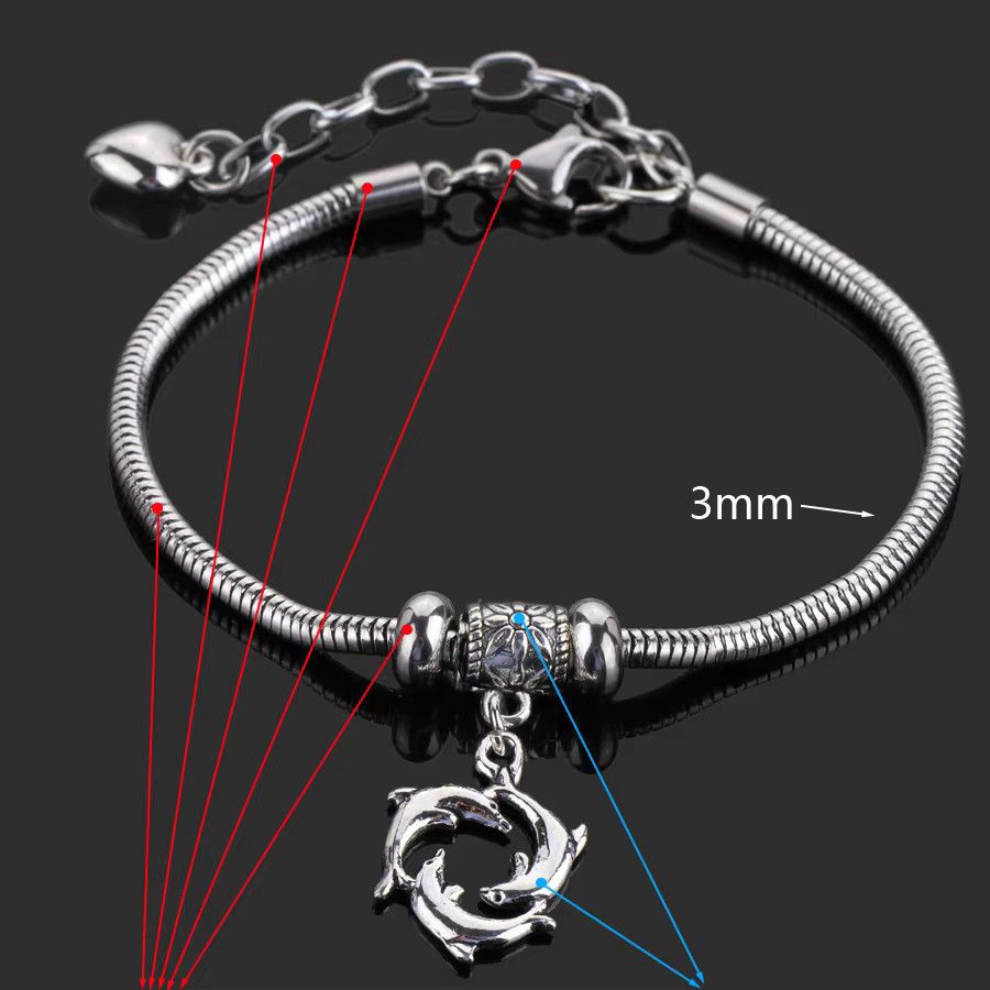 Other Stainless Steel Bracelet Wing Angel Love Bracelets Size ONE SIZE - 1 Thumbnail