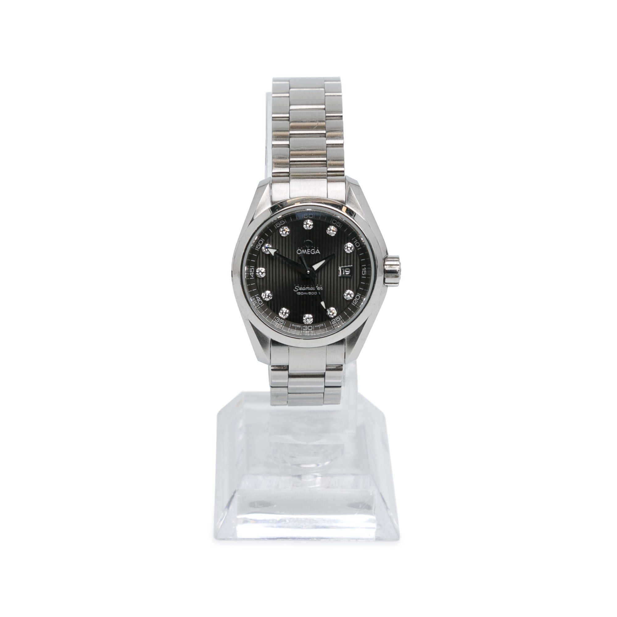 Omega OMEGA Seamaster Aqua Terra 150M Quartz 30MM Watch Silver Size ONE SIZE - 1 Thumbnail