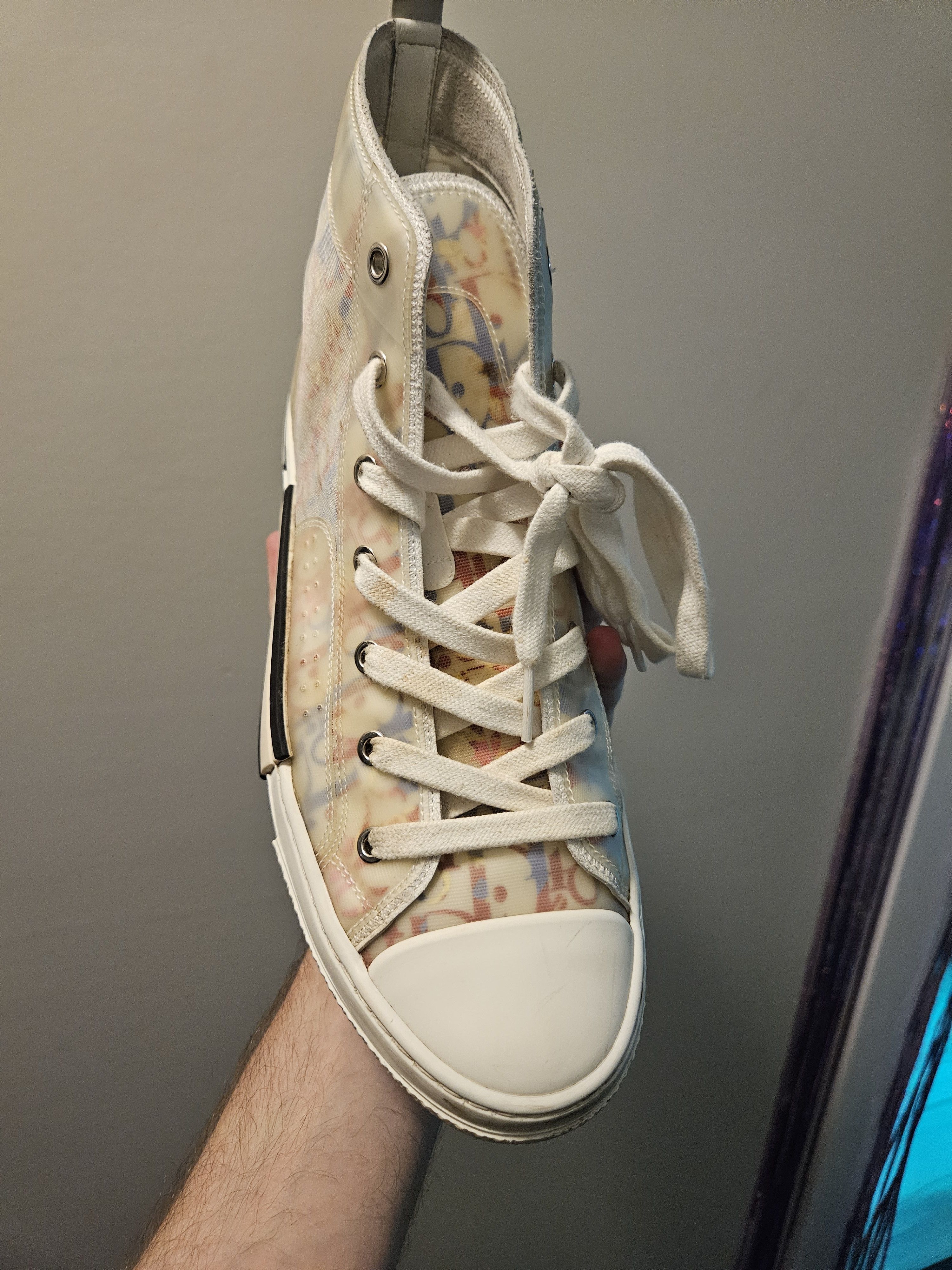 Dior Multicolor Oblique Mesh and PVC B23 Sneakers Size US 9 / EU 42 - 8 Thumbnail