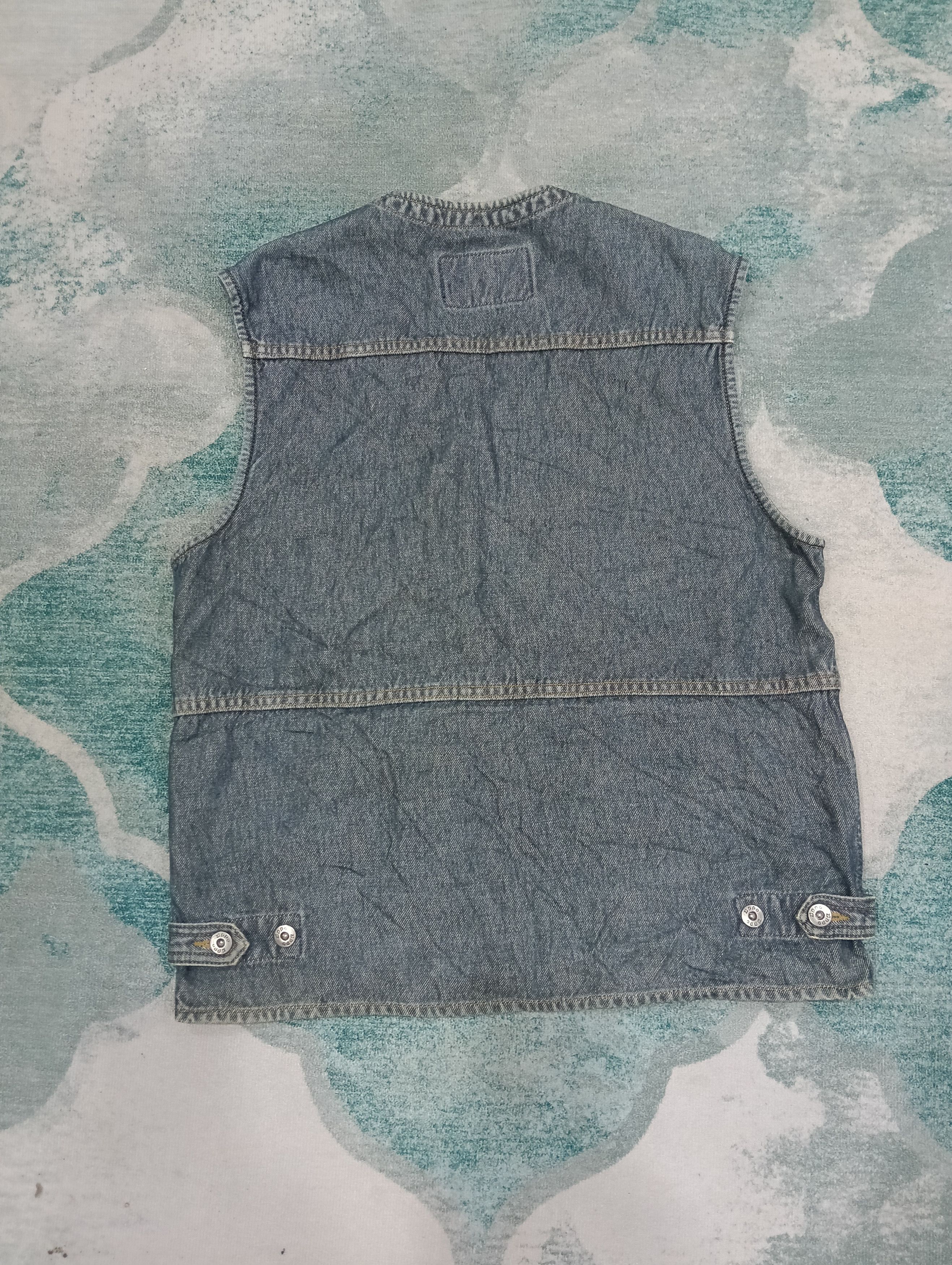 Japanese Brand × Zippo Vintage Zippo Vest Indigo Jacket Size US M / EU 48-50 / 2 - 4 Thumbnail