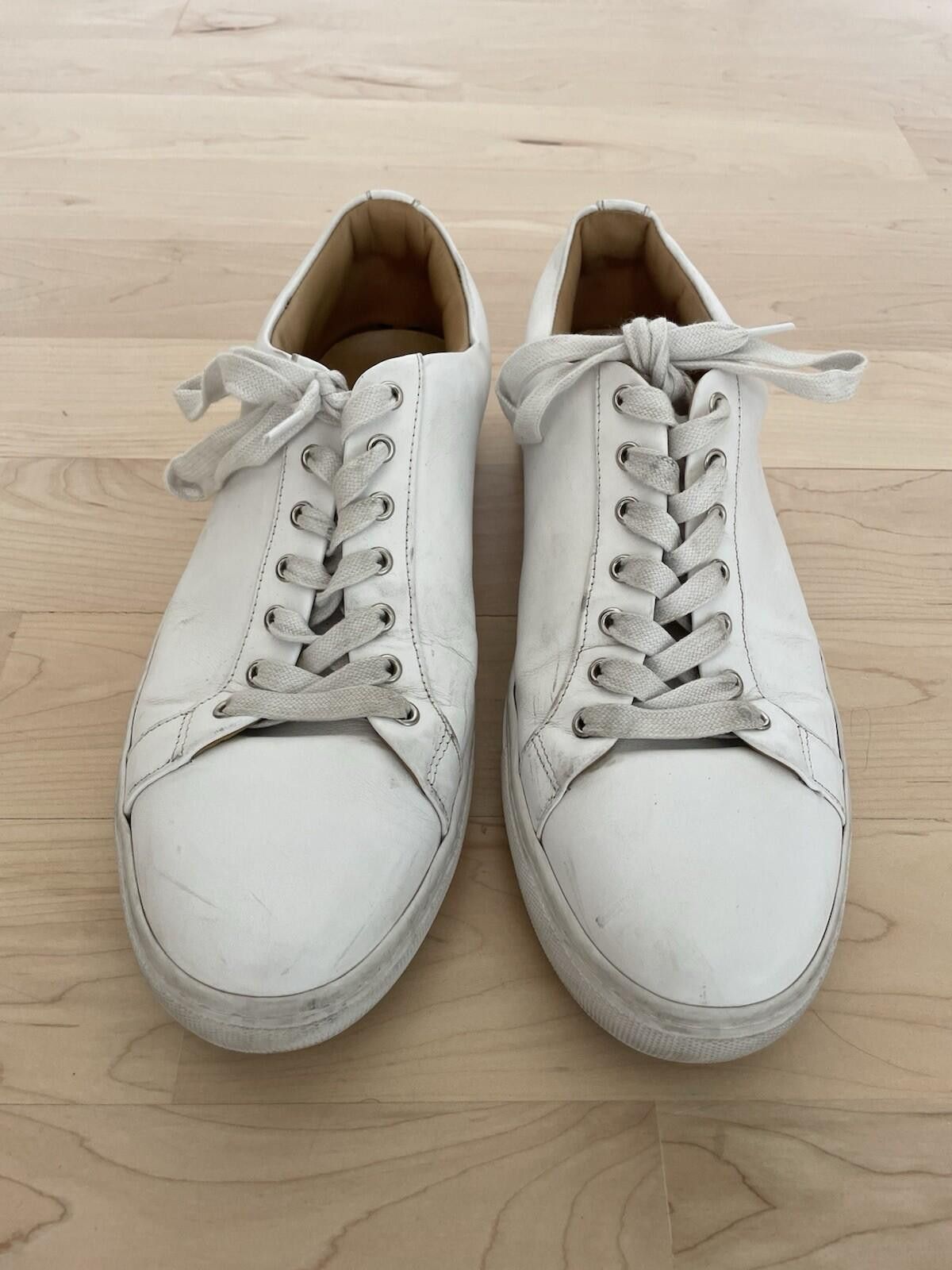 Thursday Boot Company Thursday Boot Co Premier Low Top Leather Sneaker White 11 Size US 11 / EU 44 - 1 Thumbnail