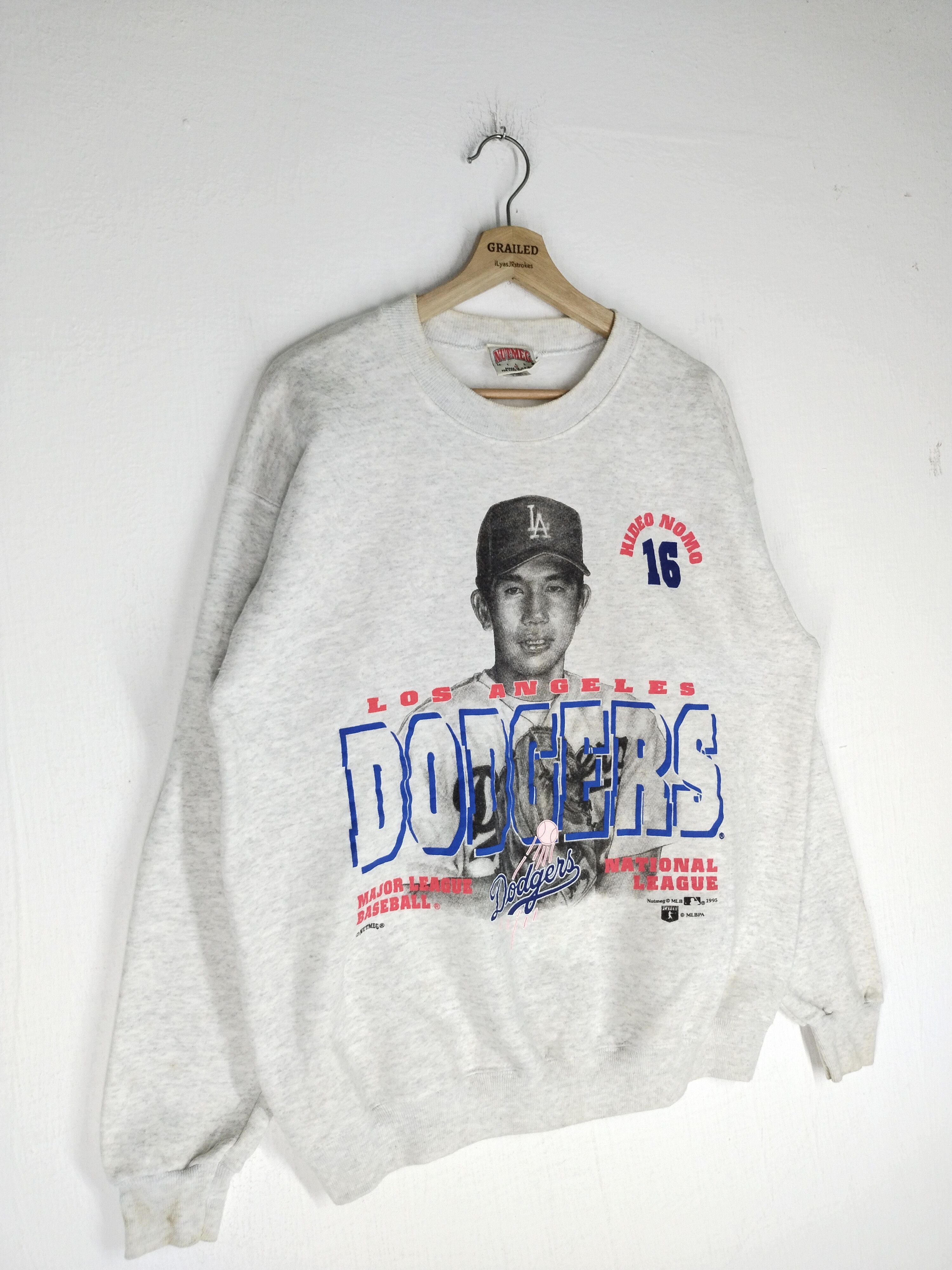 MLB × Nutmeg Vintage 1995 Hideo Nomo MLB MLBPA Sweatshirt Size US M / EU 48-50 / 2 - 3 Thumbnail
