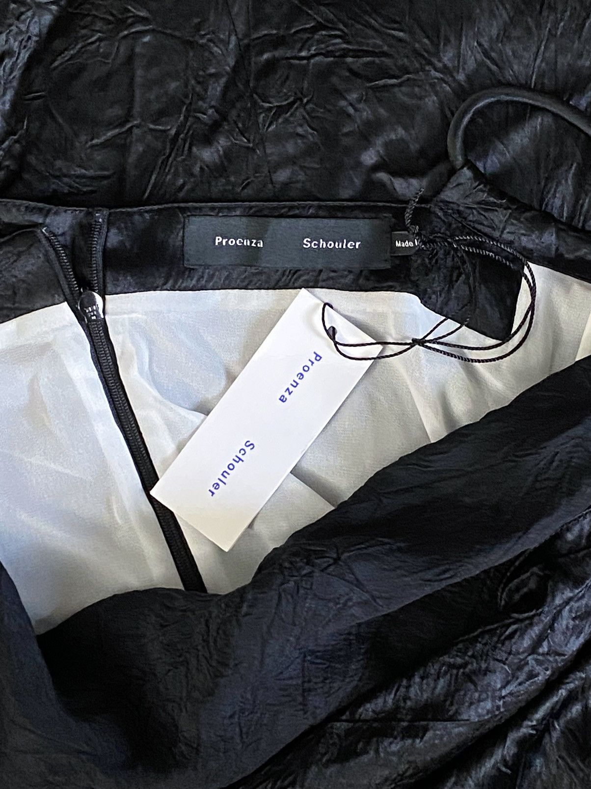 Proenza Schouler Proenza Schouler Crushed Satin Cowl Neck Midi-Dress size 6 Size M / US 6-8 / IT 42-44 - 12 Thumbnail
