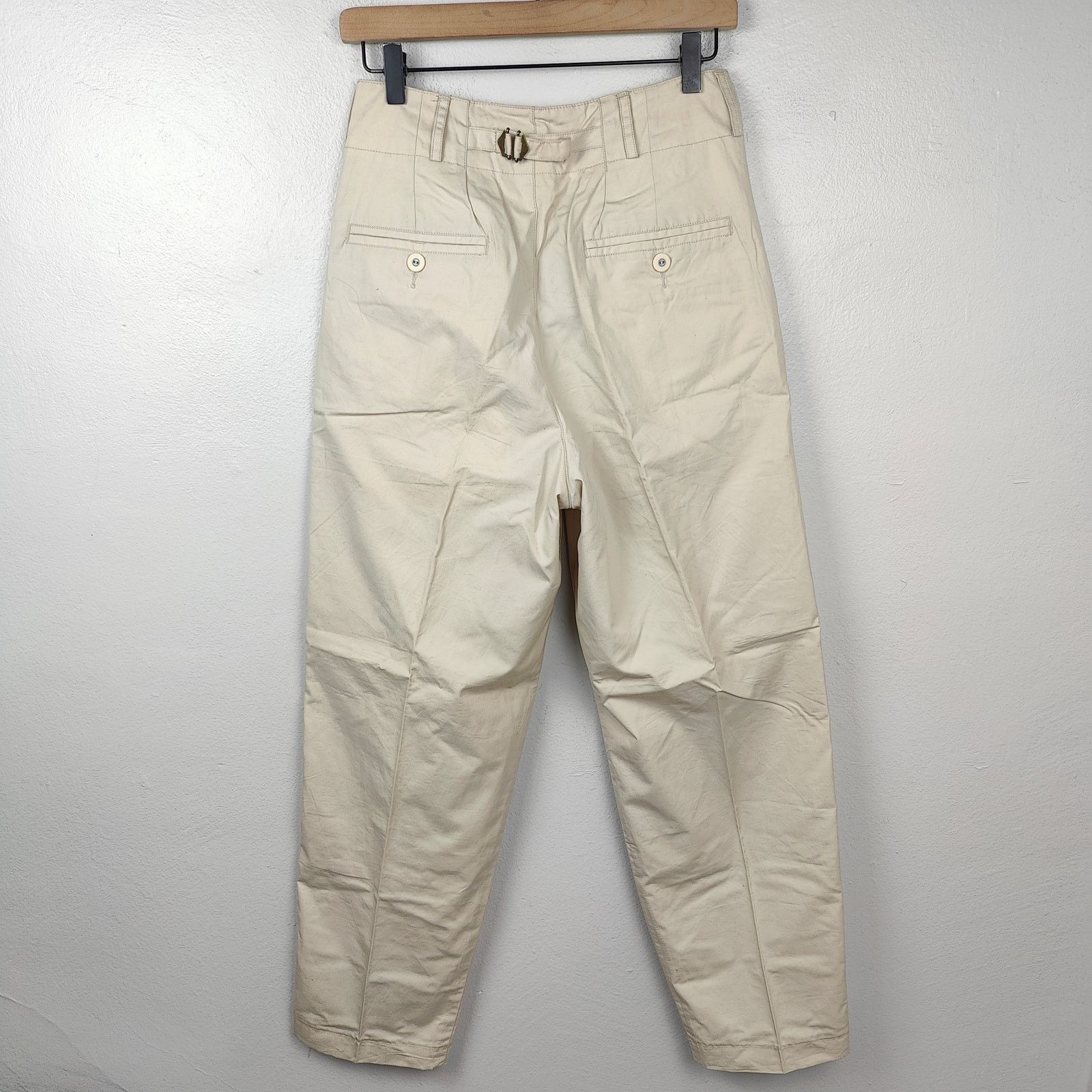 Other Hiromichi Ito Japanese Barrel Pants Mens Medium Khaki Size US 32 / EU 48 - 8 Thumbnail