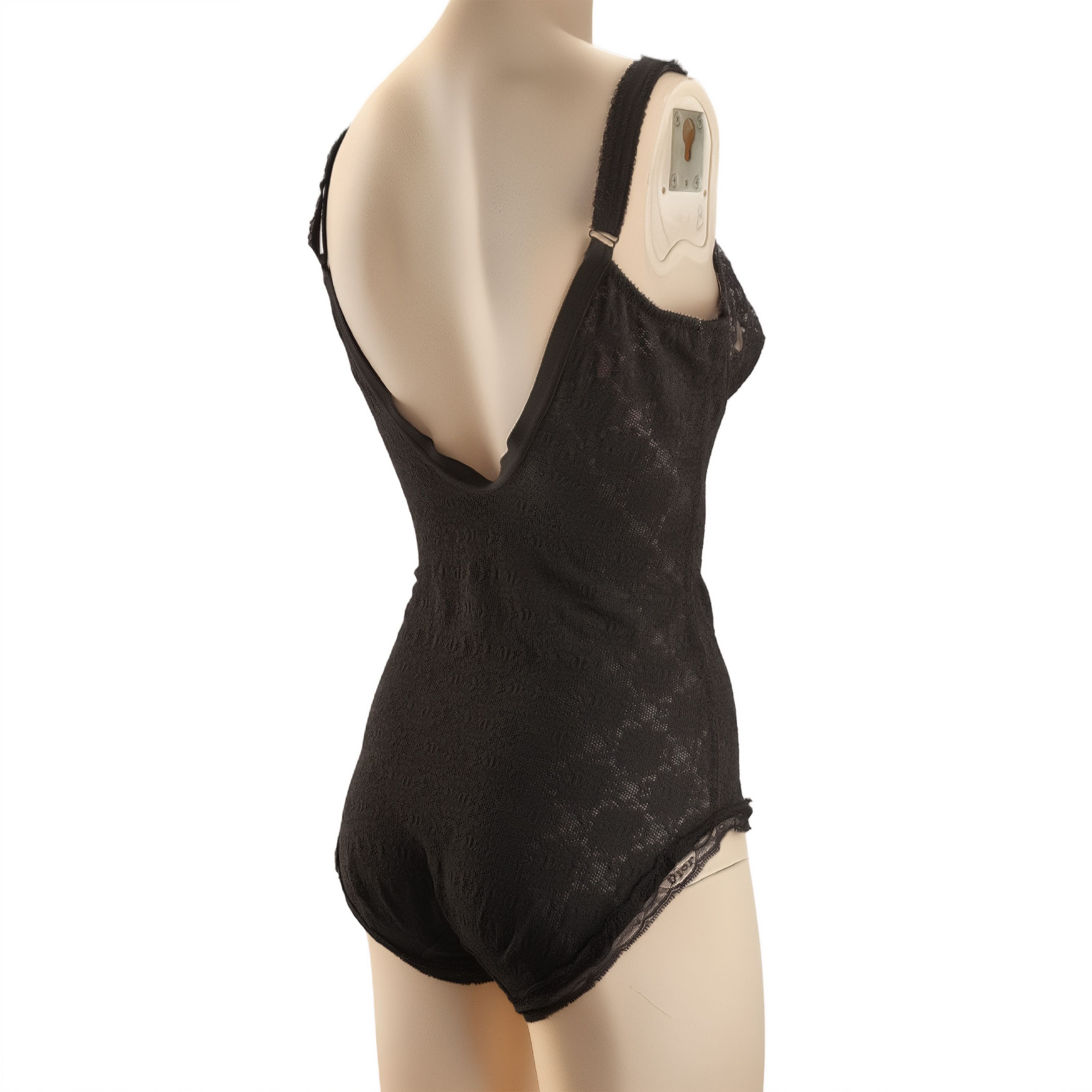Dior Christian Dior Monogram Black Lace Lingerie Bodysuit Size ONE SIZE - 3 Thumbnail