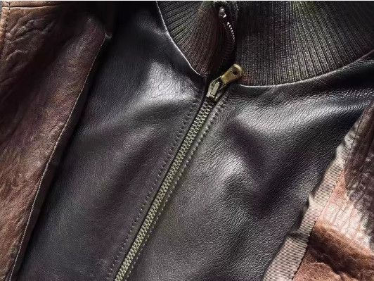 Dolce & Gabbana Early Distressed Double-Layer Cowhide Leather Jacket Size US S / EU 44-46 / 1 - 7 Thumbnail