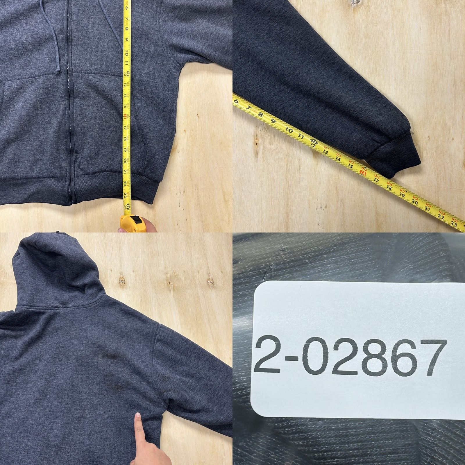 Vintage VINTAGE Franklin Sports Hoodie Mens M Full Zip Gray Sweatshirt Size US M / EU 48-50 / 2 - 8 Thumbnail