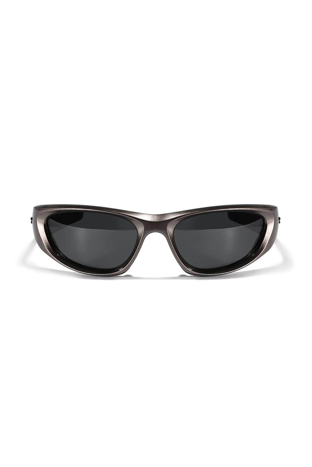 Japanese Brand Cyberpunk Y2k Avant Garde Futuristic Gunmetal Sunglasses OS Size ONE SIZE - 2 Thumbnail