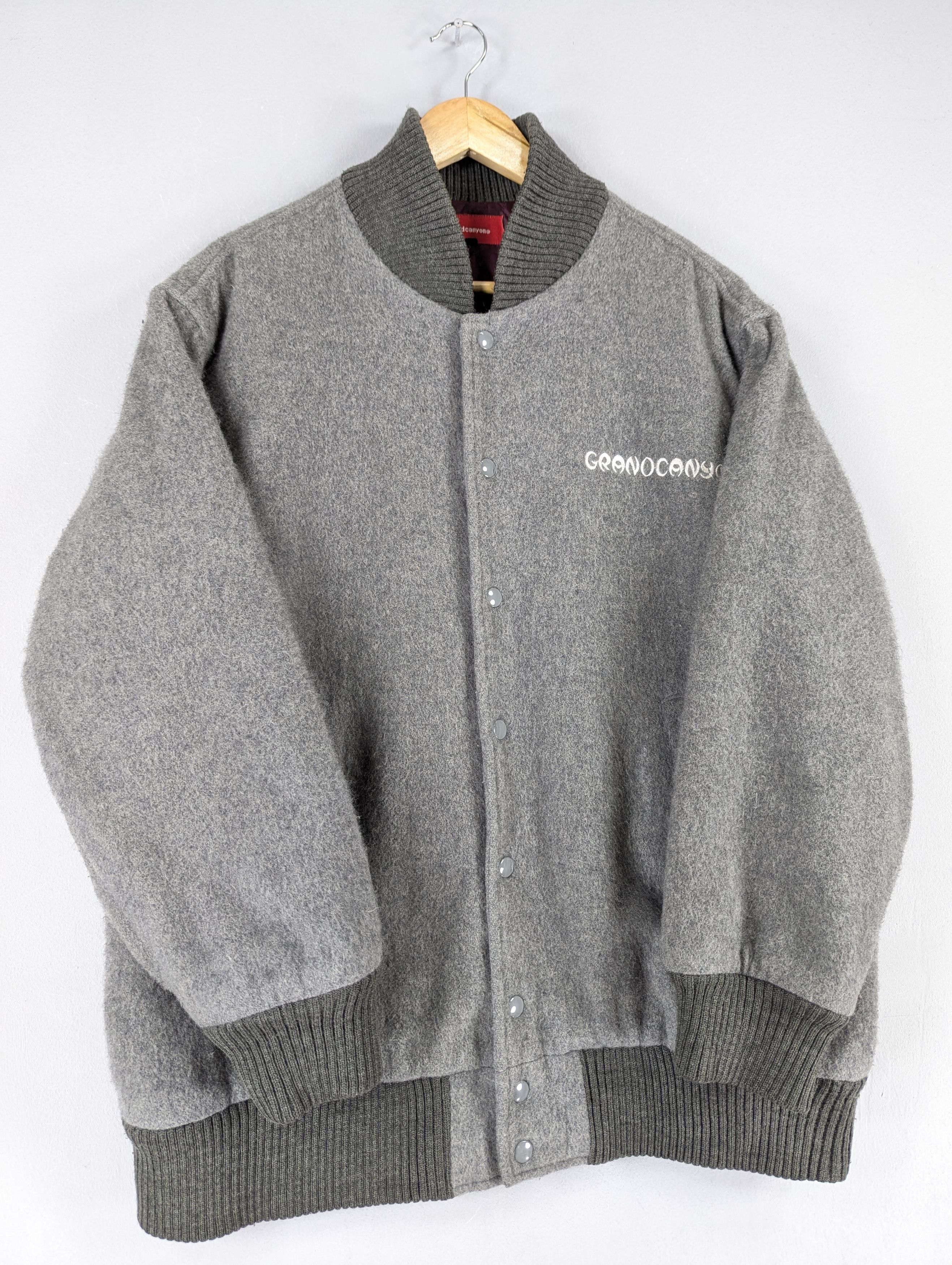 Other Vintage Grand Canyon Wool Varsity Bomber Jacket Size US L / EU 52-54 / 3 - 3 Thumbnail