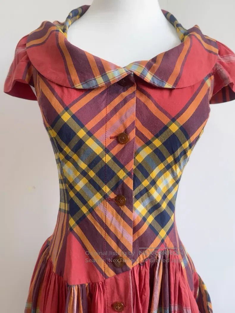 Vivienne Westwood Vivienne Westwood Colorful plaid shift dress Size S / US 4 / IT 40 - 7 Thumbnail