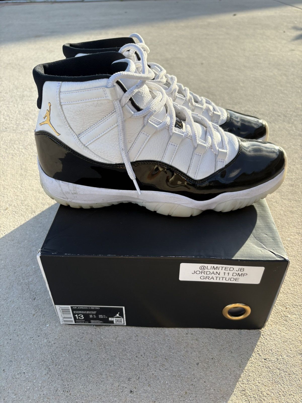 Jordan Brand NIKE AIR JORDAN 11 GRATITUDE 2023 RETRO Size 13/ Great Shape Size US 13 / EU 46 - 4 Thumbnail