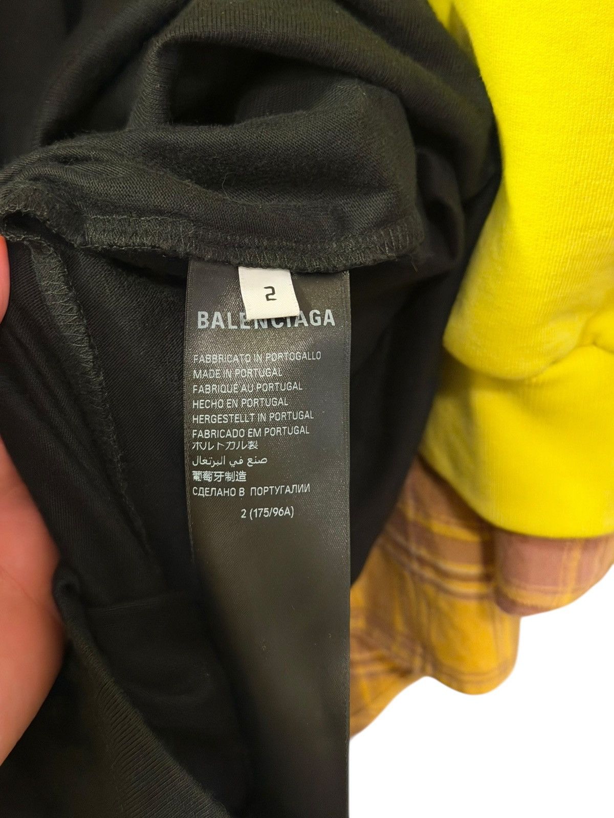 Balenciaga *RARE* BALENCIAGA DEMNA UNITY LAYERED HOODIE YELLOW Size US M / EU 48-50 / 2 - 7 Thumbnail