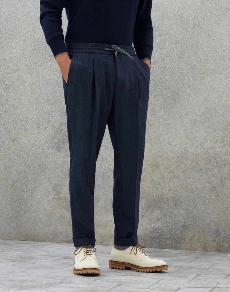 Brunello Cucinelli o1w1db10924 Pants in Blue Size US 36 / EU 52 - 1 Thumbnail