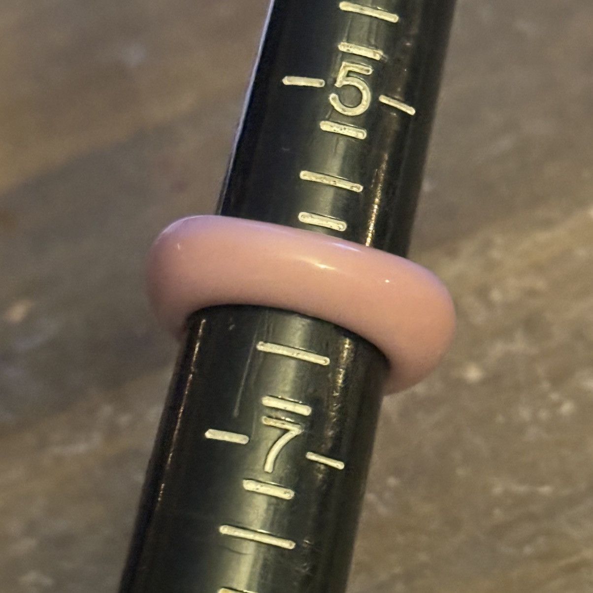 Vintage Vintage pink lucite dome ring Size ONE SIZE - 3 Thumbnail