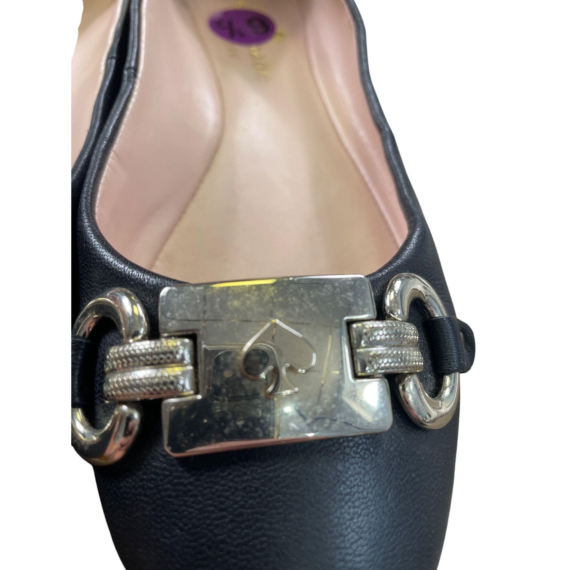 Kate Spade Kate Spade Payton Black Leather Flats Loafers Shoes Size 6.5 Size US 6.5 / IT 36.5 - 6 Thumbnail