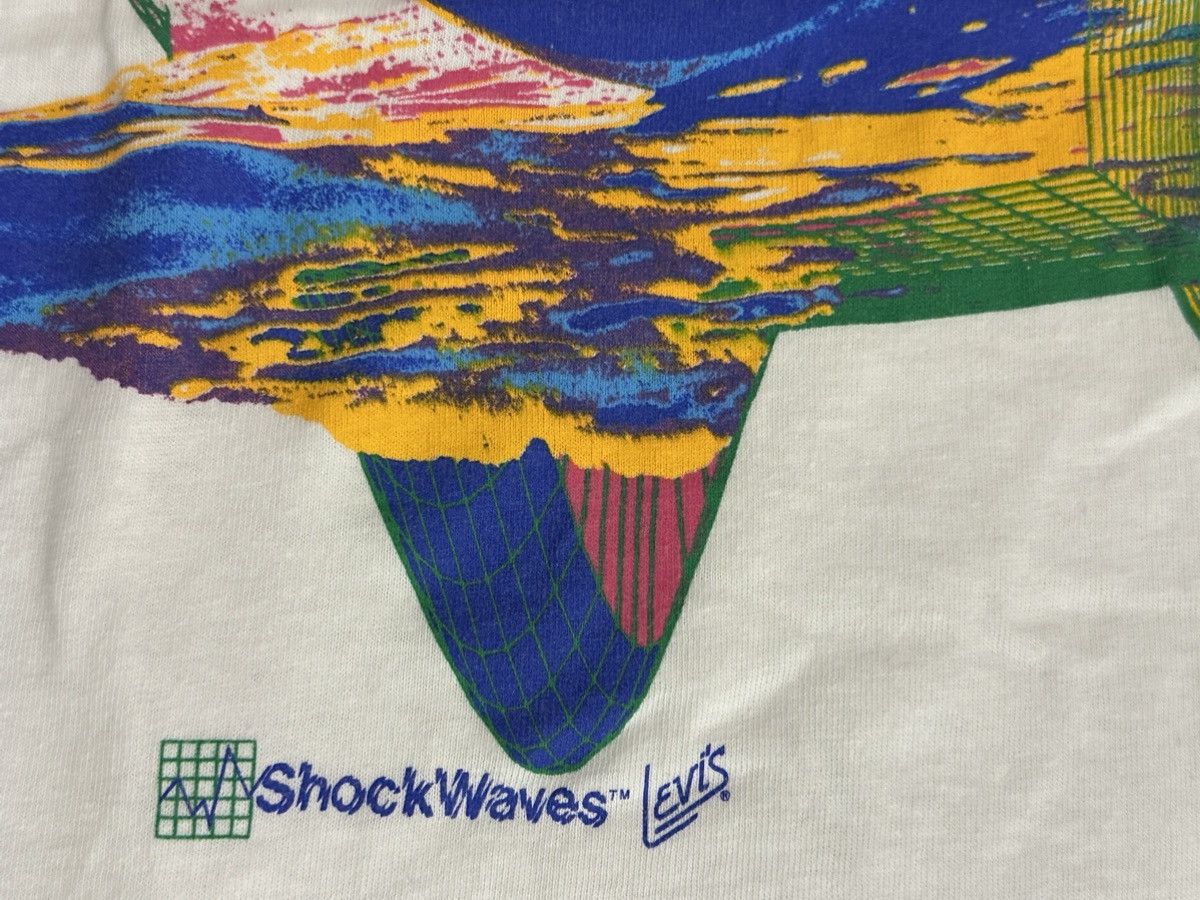 Levi's Vintage Levi’s Shock Waves Surfing Tee Shirt Deadstock Sz M Size US M / EU 48-50 / 2 - 4 Thumbnail