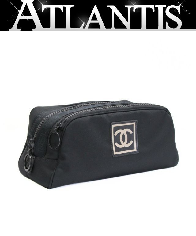 Chanel CHANEL Sport Line Coco Mark Nylon Pouch Size ONE SIZE - 1 Thumbnail