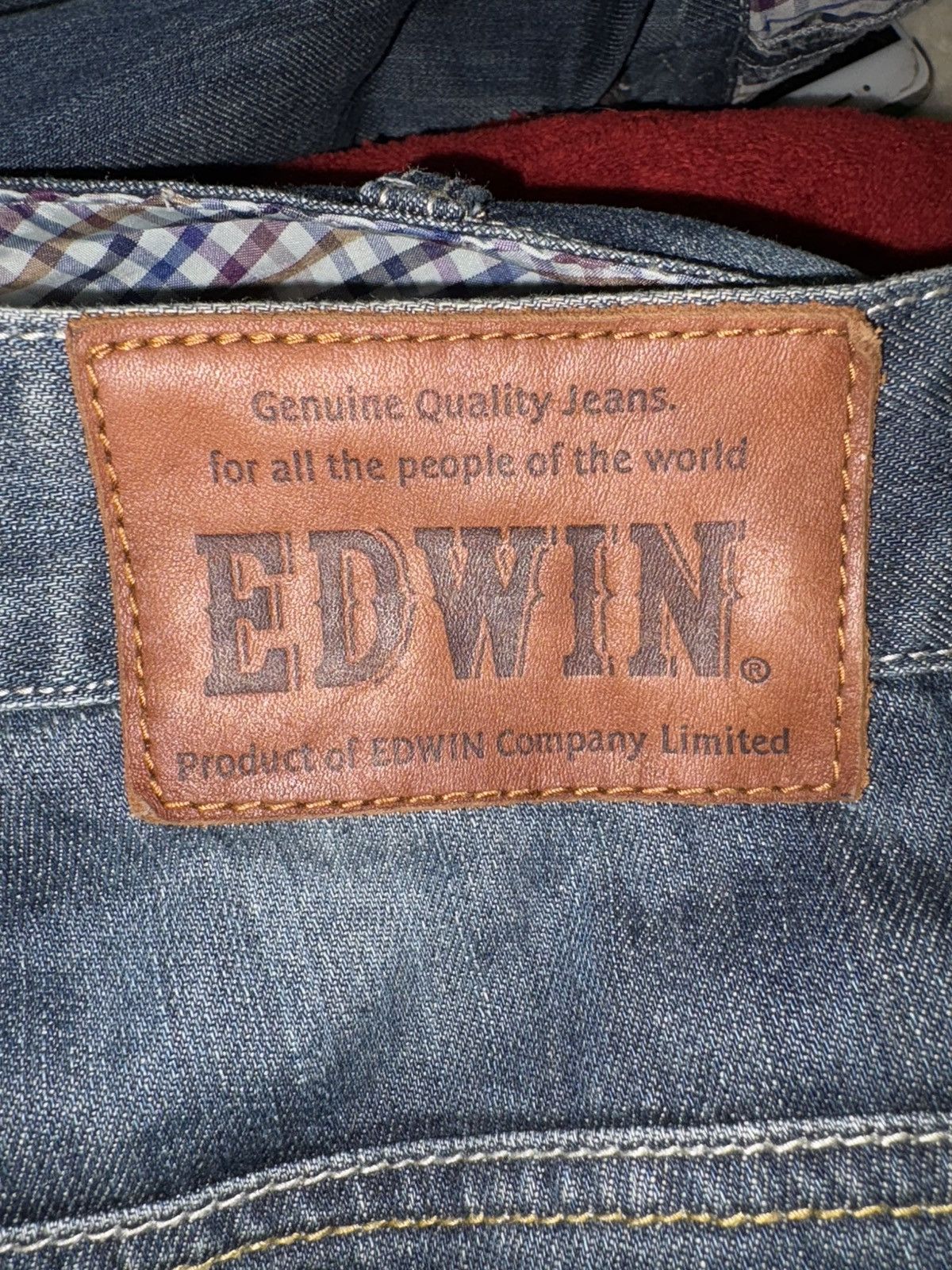 Edwin VTG x Edwin x Japanese brand x Streetwear Jeans Size US 36 / EU 52 - 6 Thumbnail