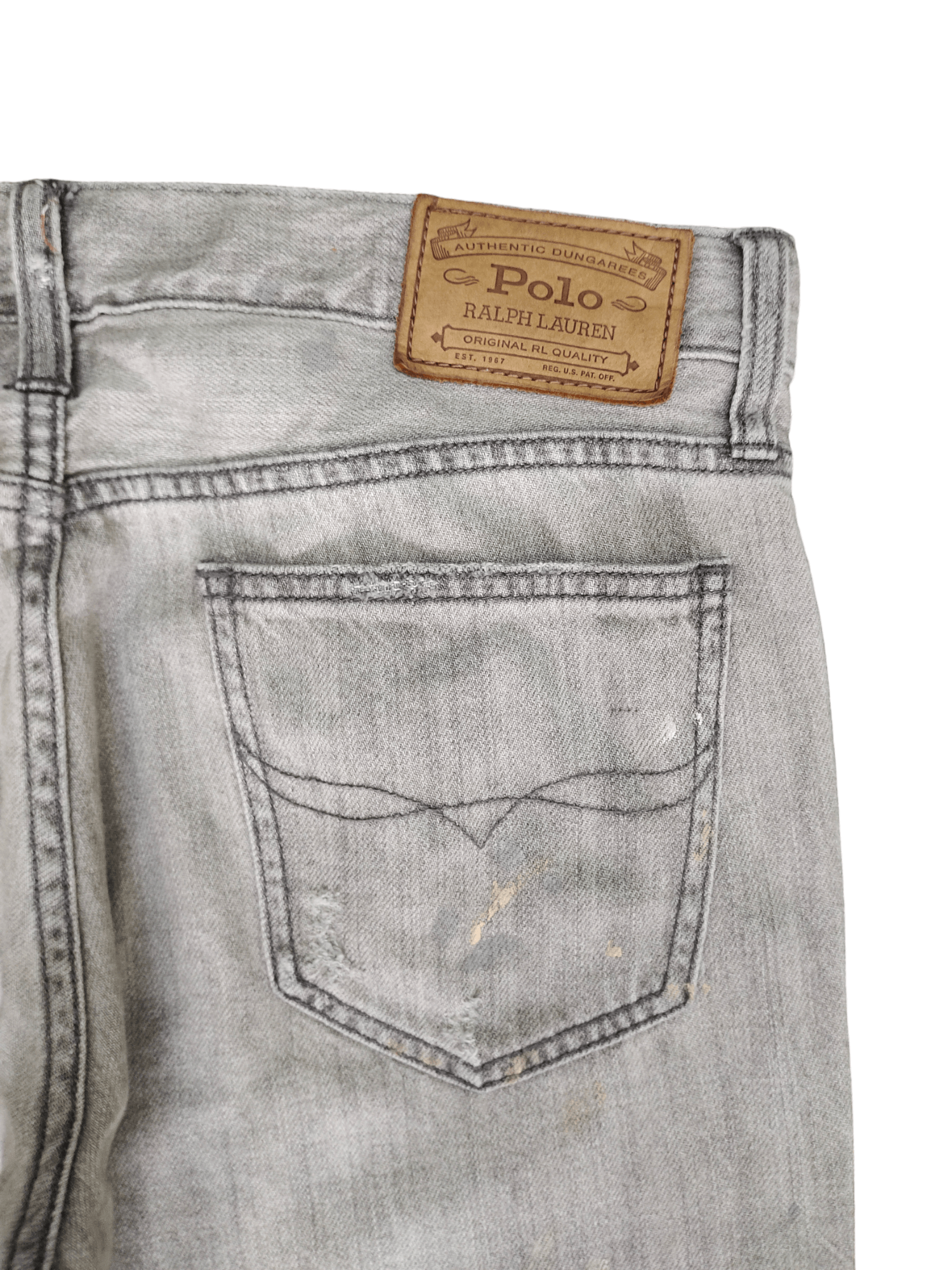 Polo Ralph Lauren Vintage Polo Ralph Lauren Painted Denim Jeans Size US 28 / EU 44 - 11 Thumbnail