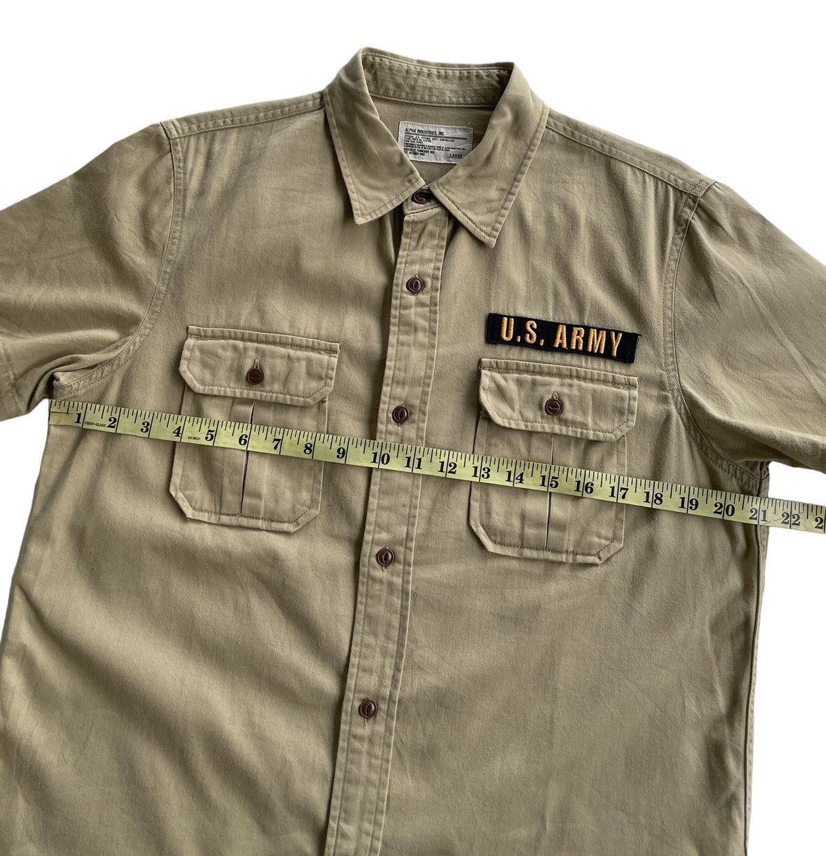 Alpha Industries Vintage Alpha Knoxville Tennesse Embroidery Logo Shirt Size US L / EU 52-54 / 3 - 10 Thumbnail