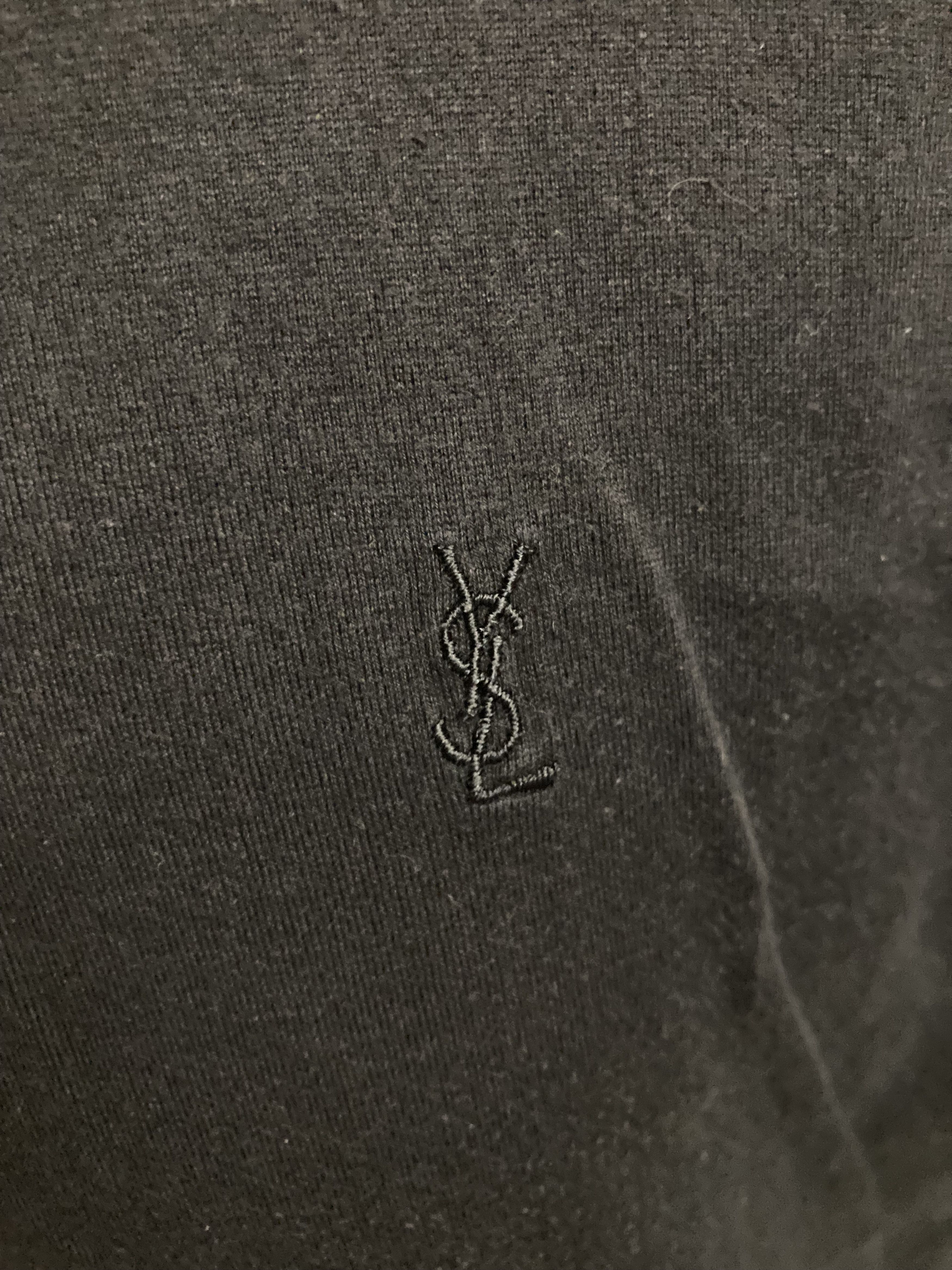 Yves Saint Laurent Vintage Yves Saint Laurent Embroidered Logo Basic Tees Size US M / EU 48-50 / 2 - 4 Thumbnail