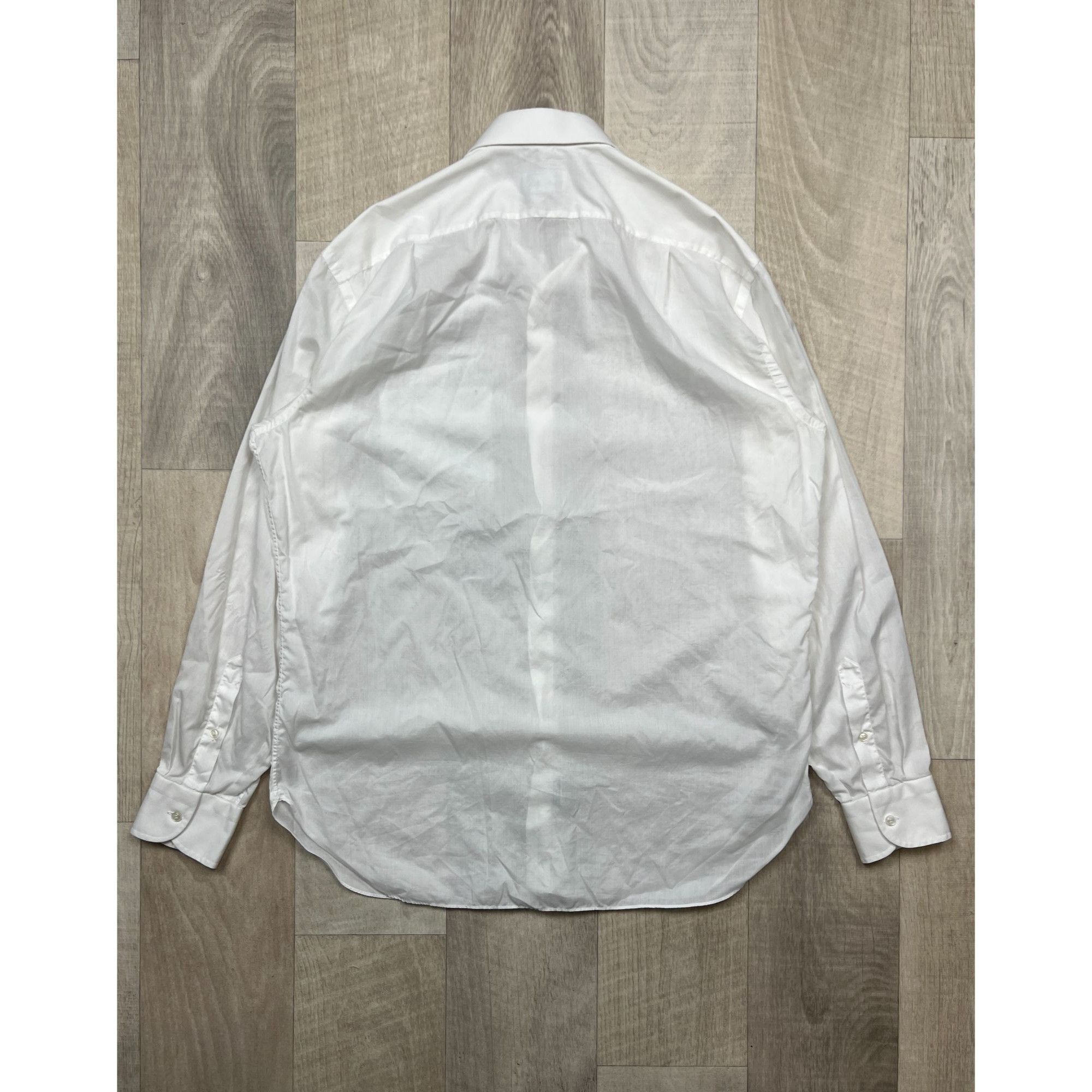 Brioni Brioni For Wenberg White Shirt (Y0196) Size US XXL / EU 58 / 5 - 11 Thumbnail