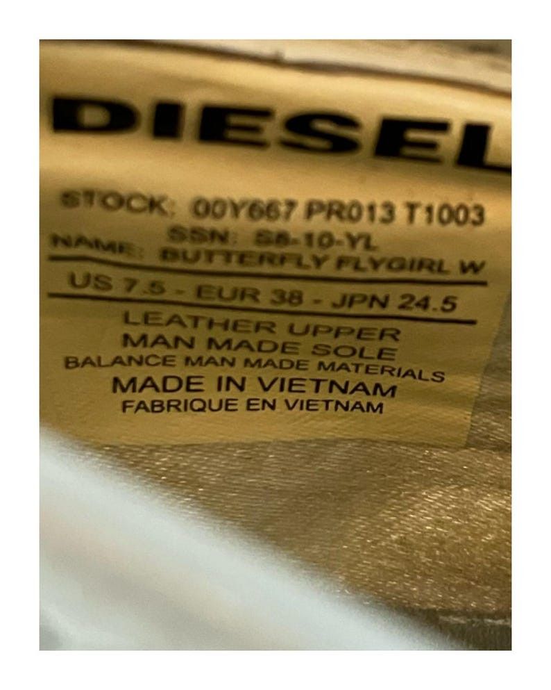 Diesel Iconic DIESEL Archive Ballet Flats Y2K Size US 7.5 / IT 37.5 - 9 Thumbnail