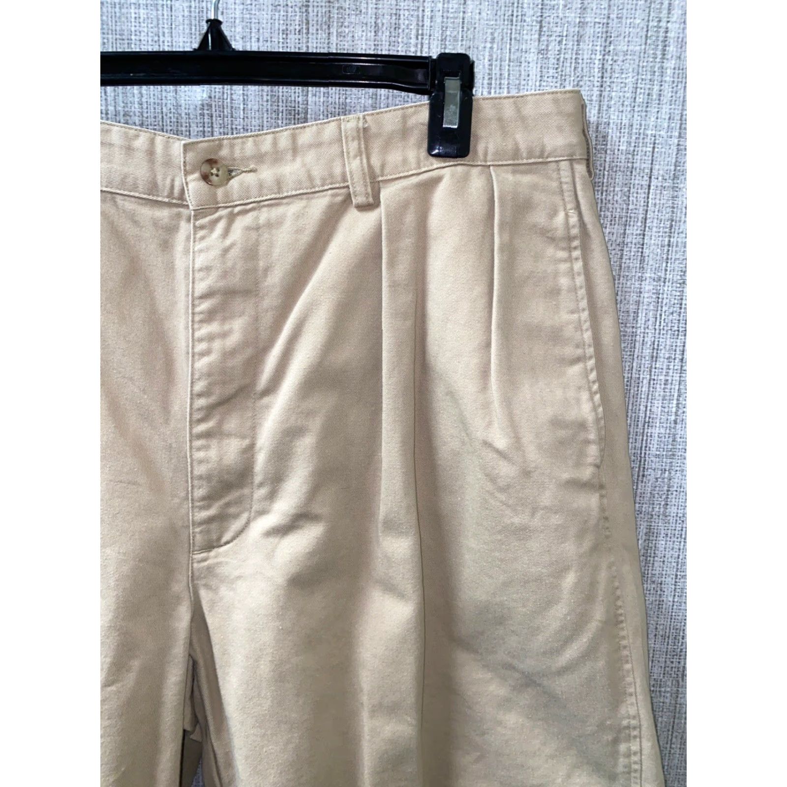 Vintage Polo Golf Mens Shorts Cotton Beige Zip Fly Casual Waist 36 Mens Size US M / EU 48-50 / 2 - 2 Thumbnail