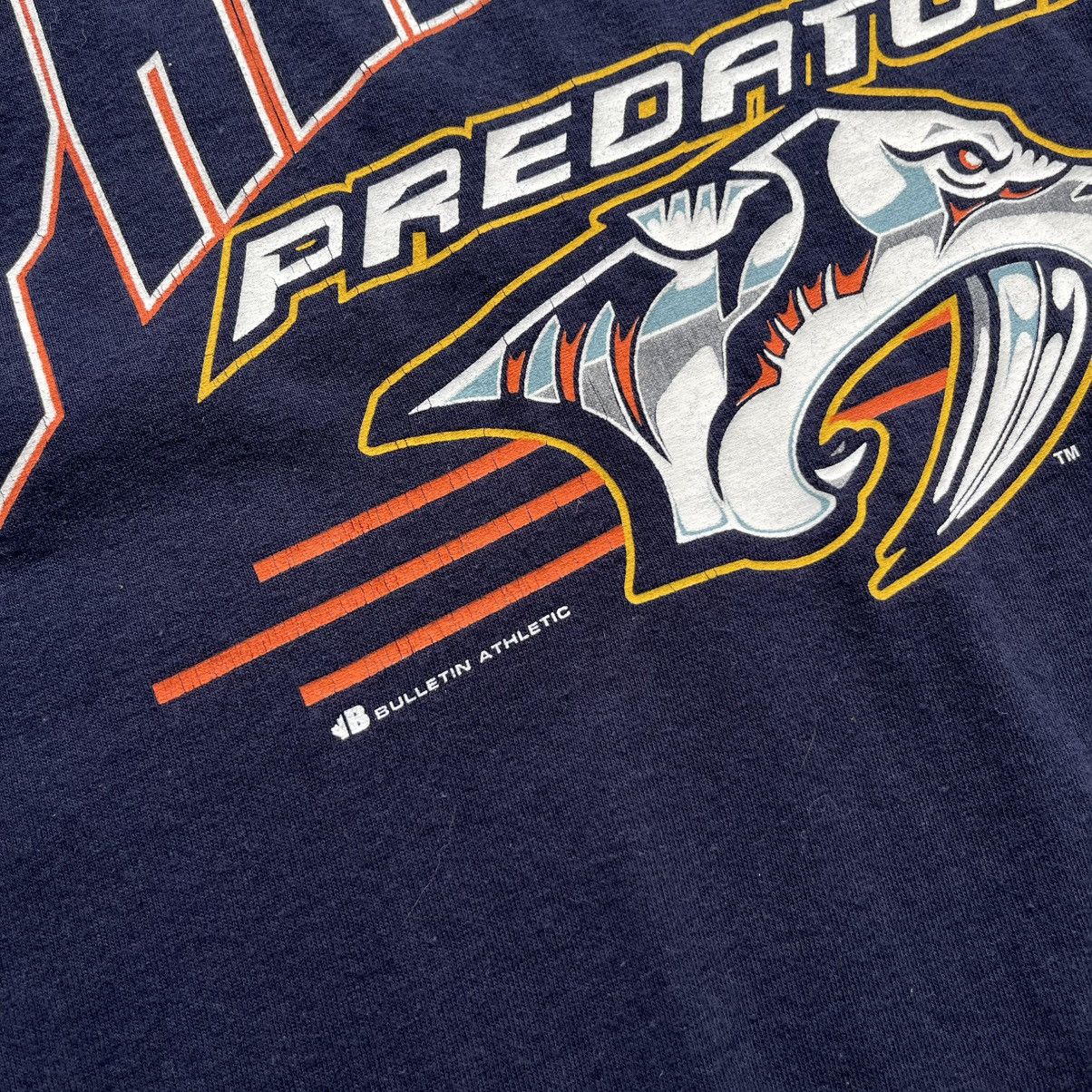 NHL × Vintage Bulletin Athletic Nashville Predators NHL Official T-Shirt Size US XL / EU 56 / 4 - 7 Thumbnail