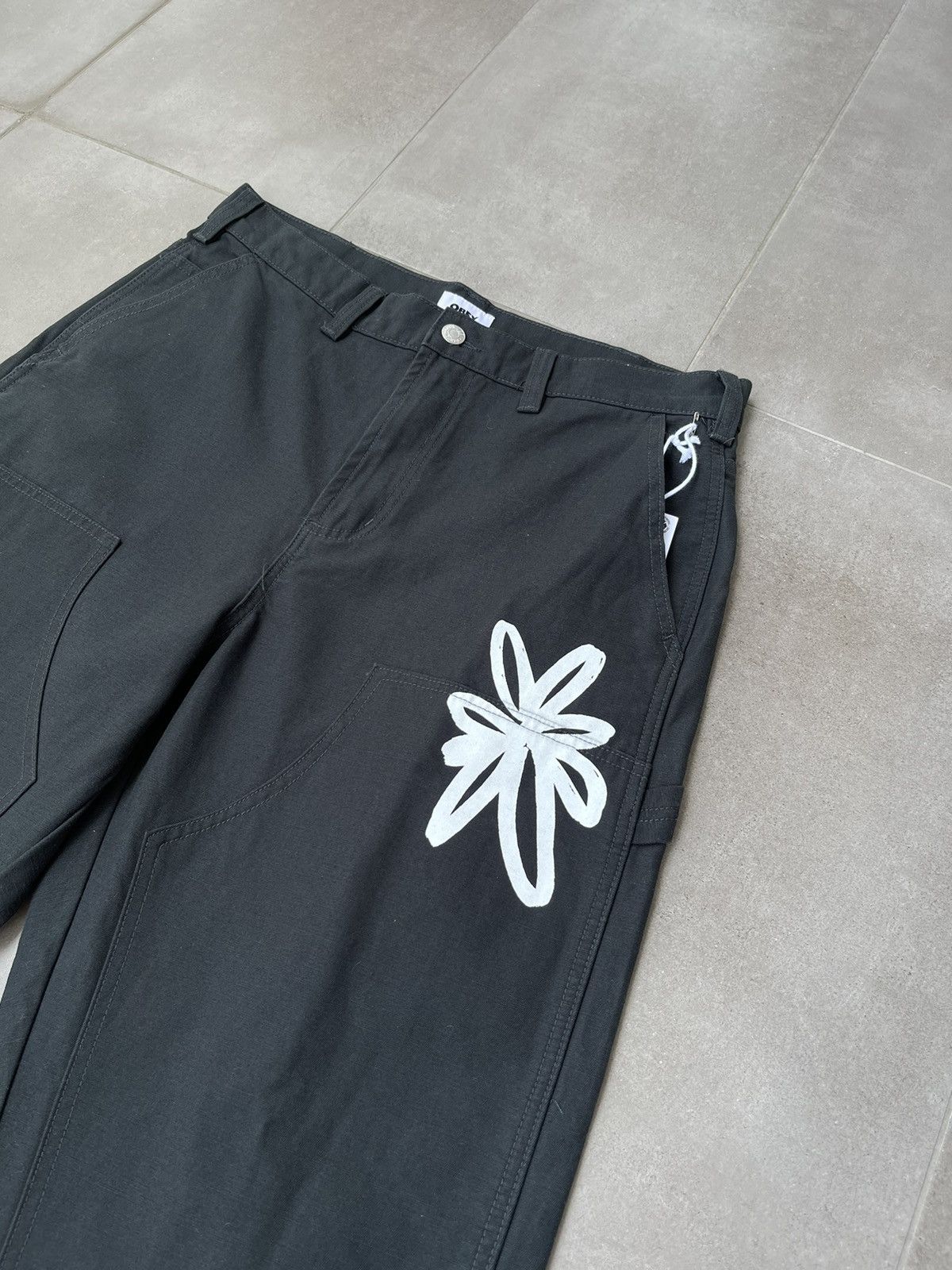 Obey !DS! SS23 Obey Big Timer Twill Printed Carpenter Work Pants Size US 32 / EU 48 - 10 Thumbnail