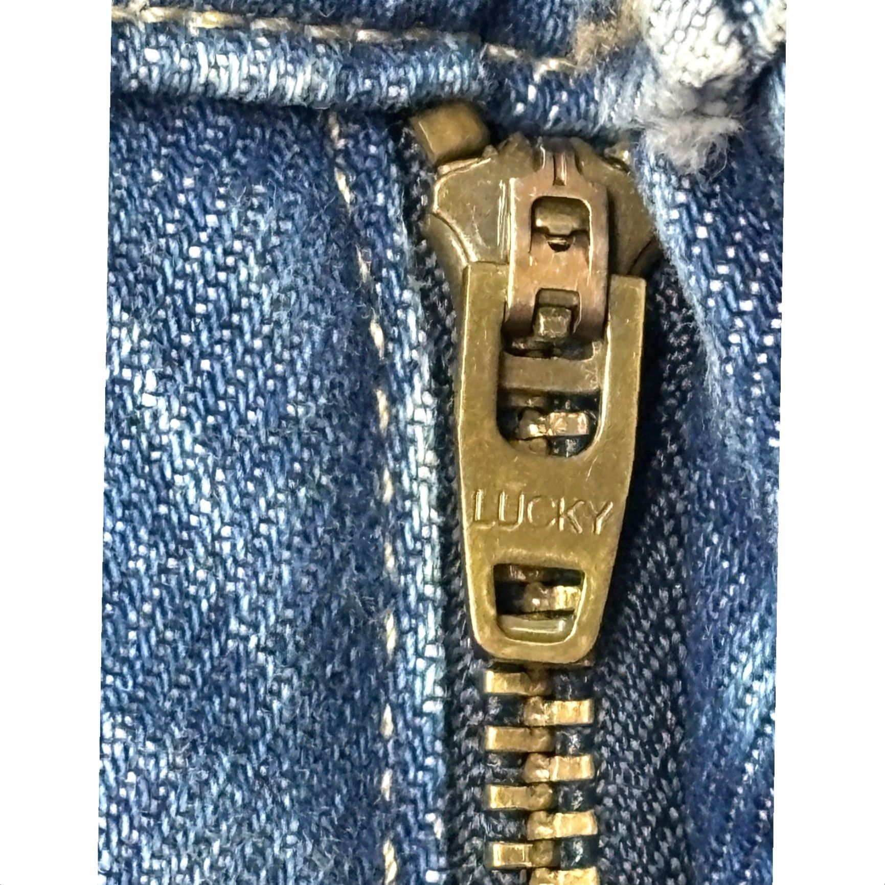 Lucky Brand Lucky Brand Lucky Legend Baggy Wide Leg Jeans Rhinestone Bow 32x32 NWT Women Blue Denim 26 5-Pocket Distressed Vintage Bohemian Size 26" / US 2 / IT 38 - 4 Thumbnail