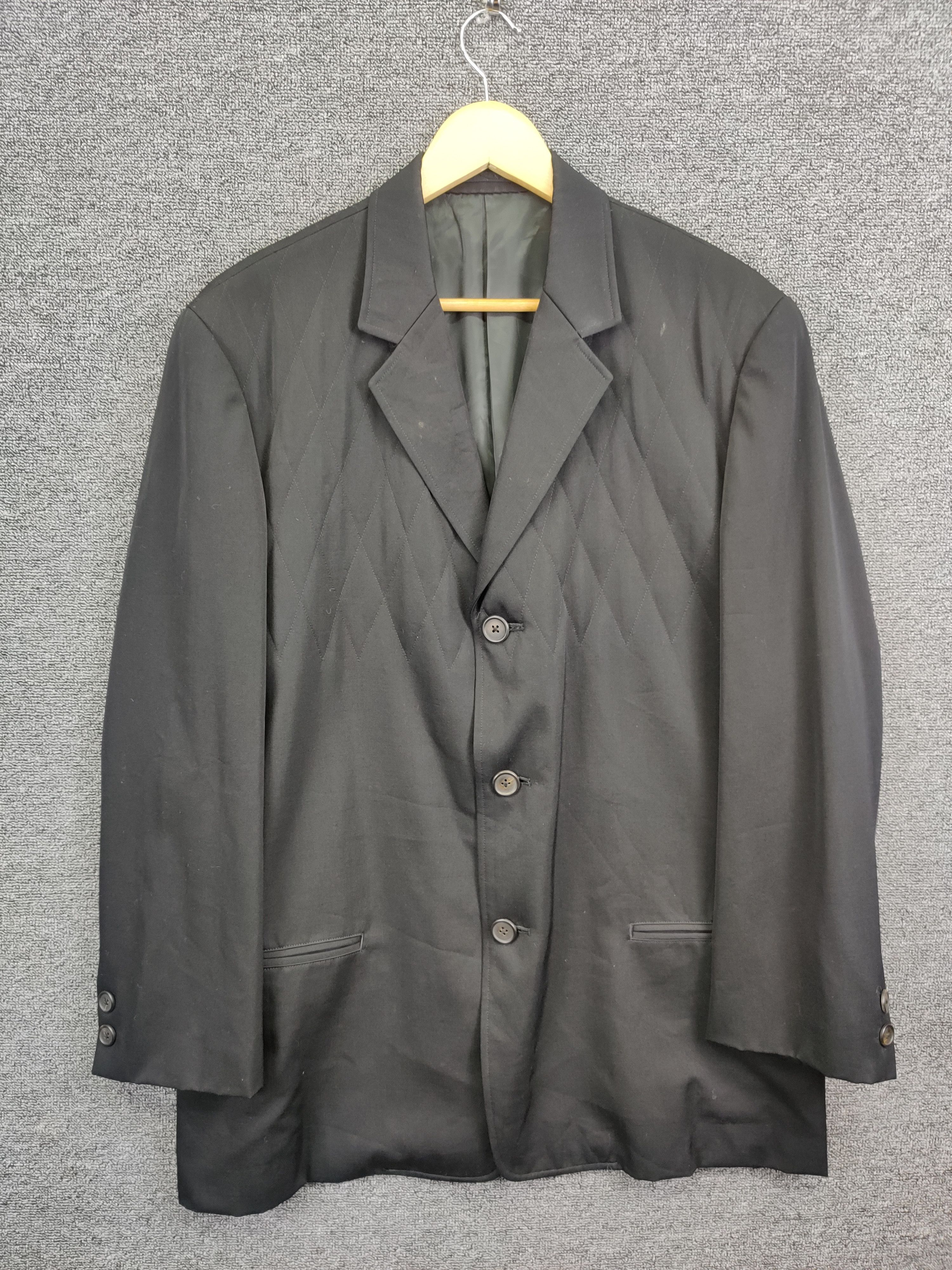 Yohji Yamamoto Vintage Y's For Men Yohji Yamamoto Quilted Blazer Size US S / EU 44-46 / 1 - 1 Thumbnail