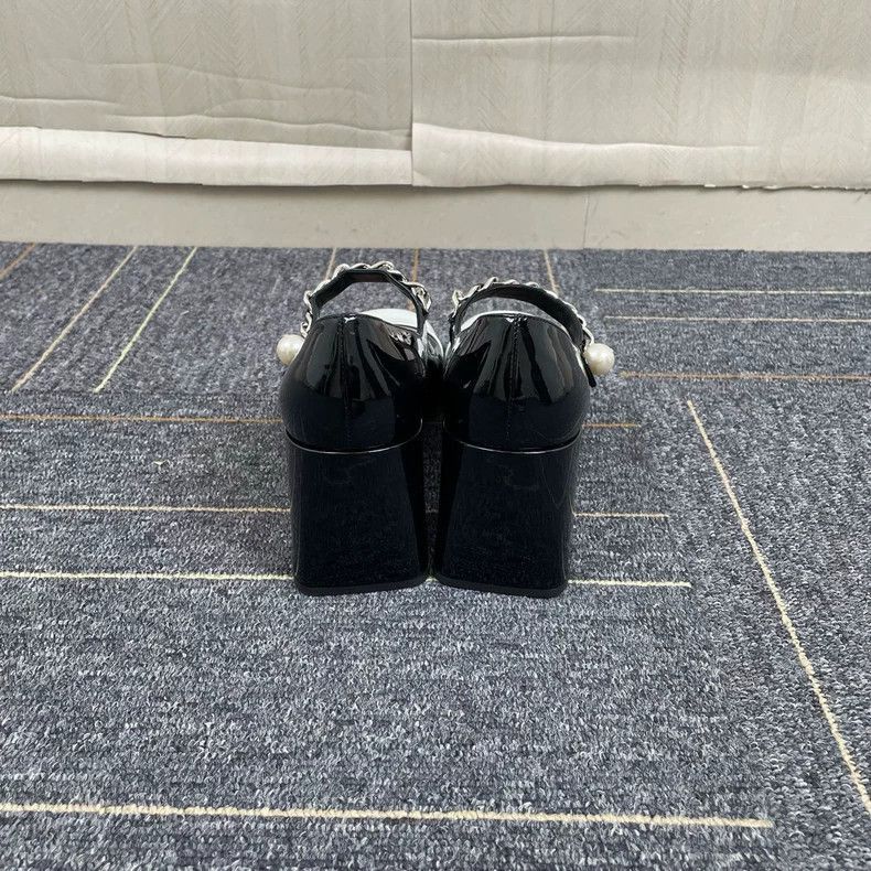 Prada Miu Miu Black White Patent Mary Jane Heels-2506 Size US 8 / IT 38 - 5 Thumbnail
