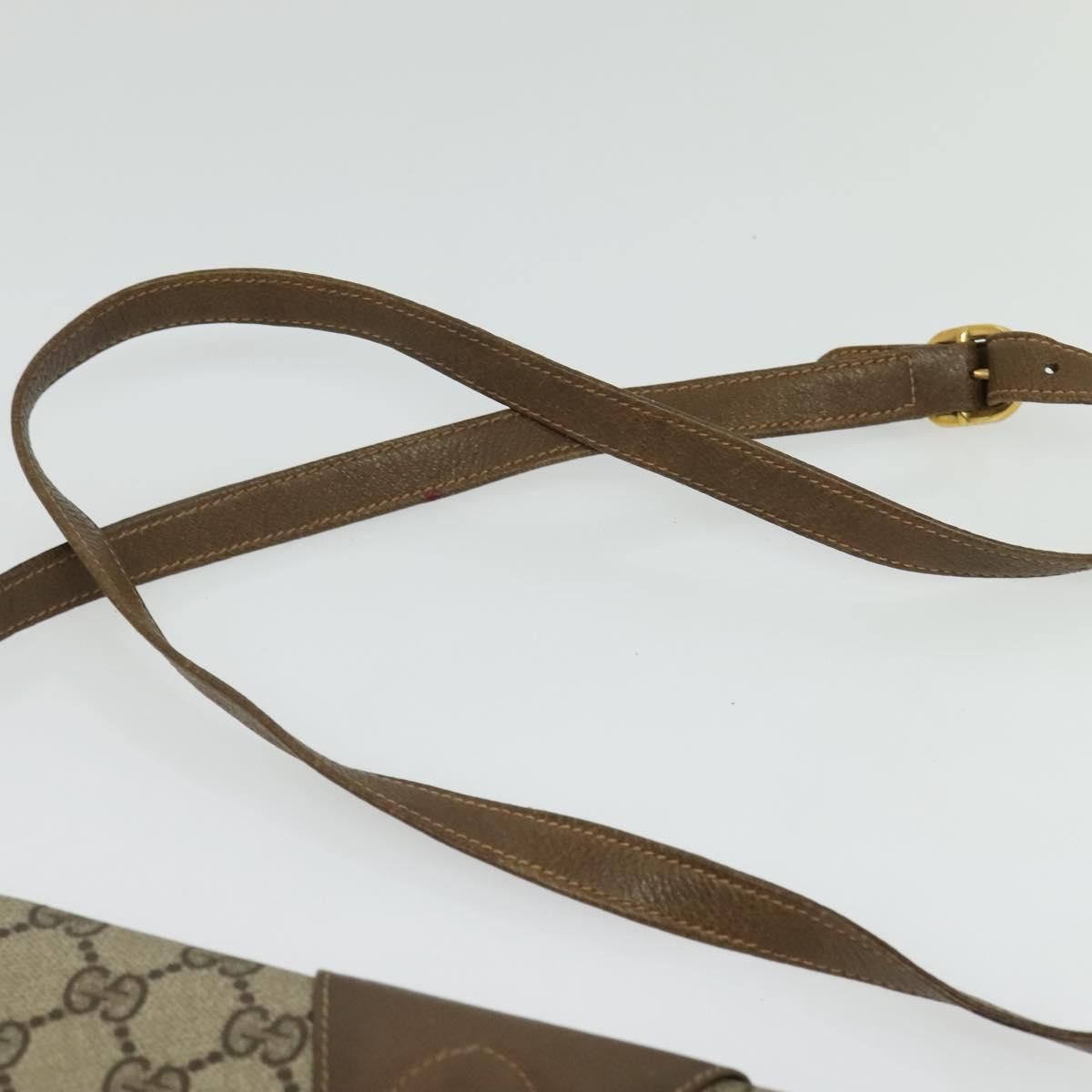 Gucci GUCCI GG Supreme Shoulder Bag Pvc Beige Gold 94 02 050 Size ONE SIZE - 8 Thumbnail