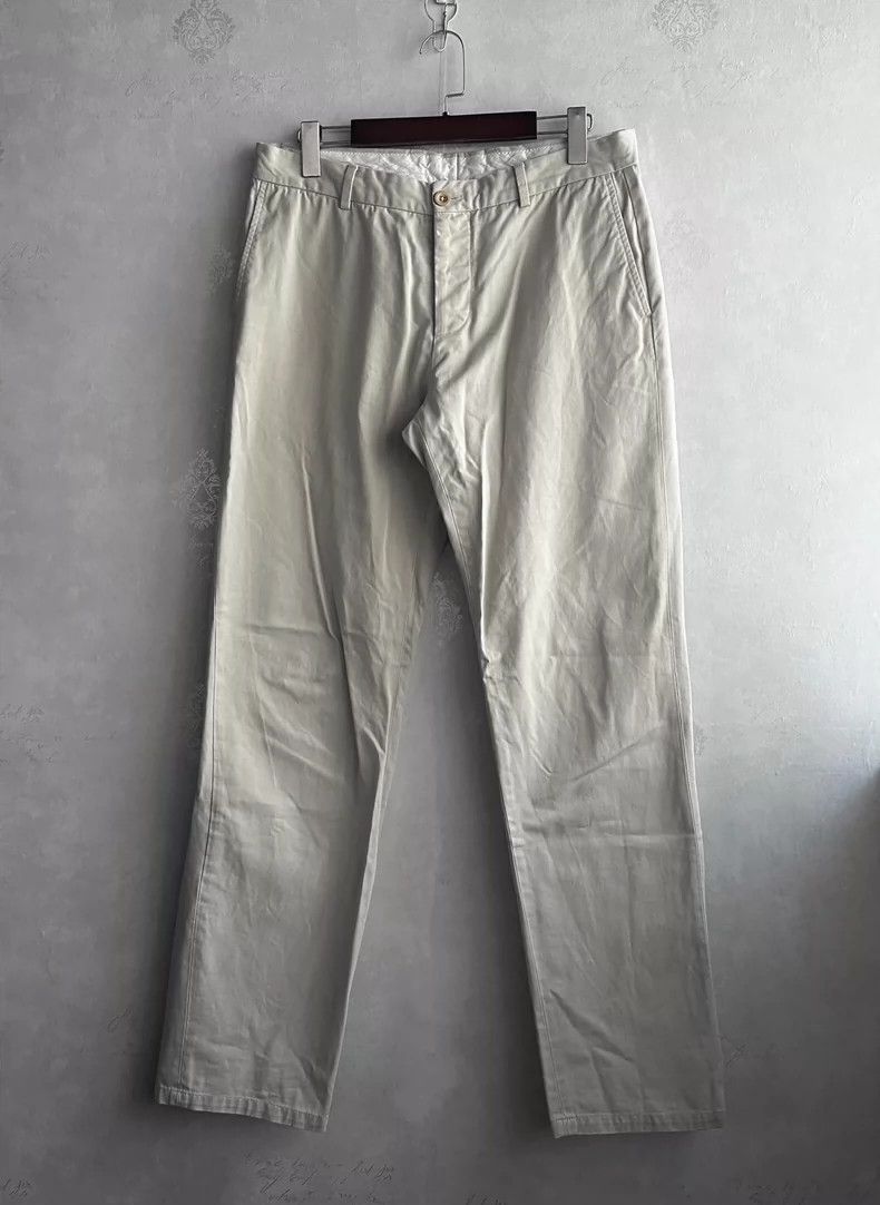 Maison Margiela Maison Margiela 20aw bone white basic trousers 2502-Nextarr Size US 34 / EU 50 - 1 Thumbnail
