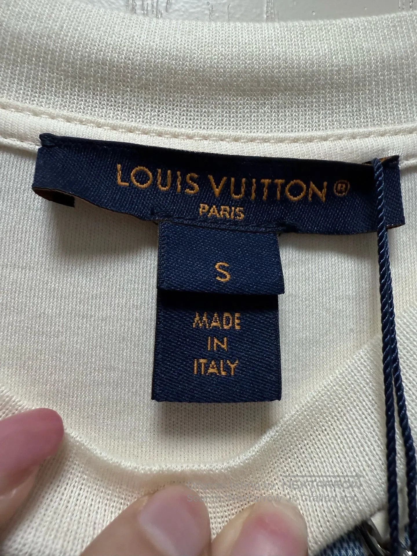 Louis Vuitton Louis Vuitton Blue White Check Short Sleeve T. Size US S / EU 44-46 / 1 - 6 Thumbnail