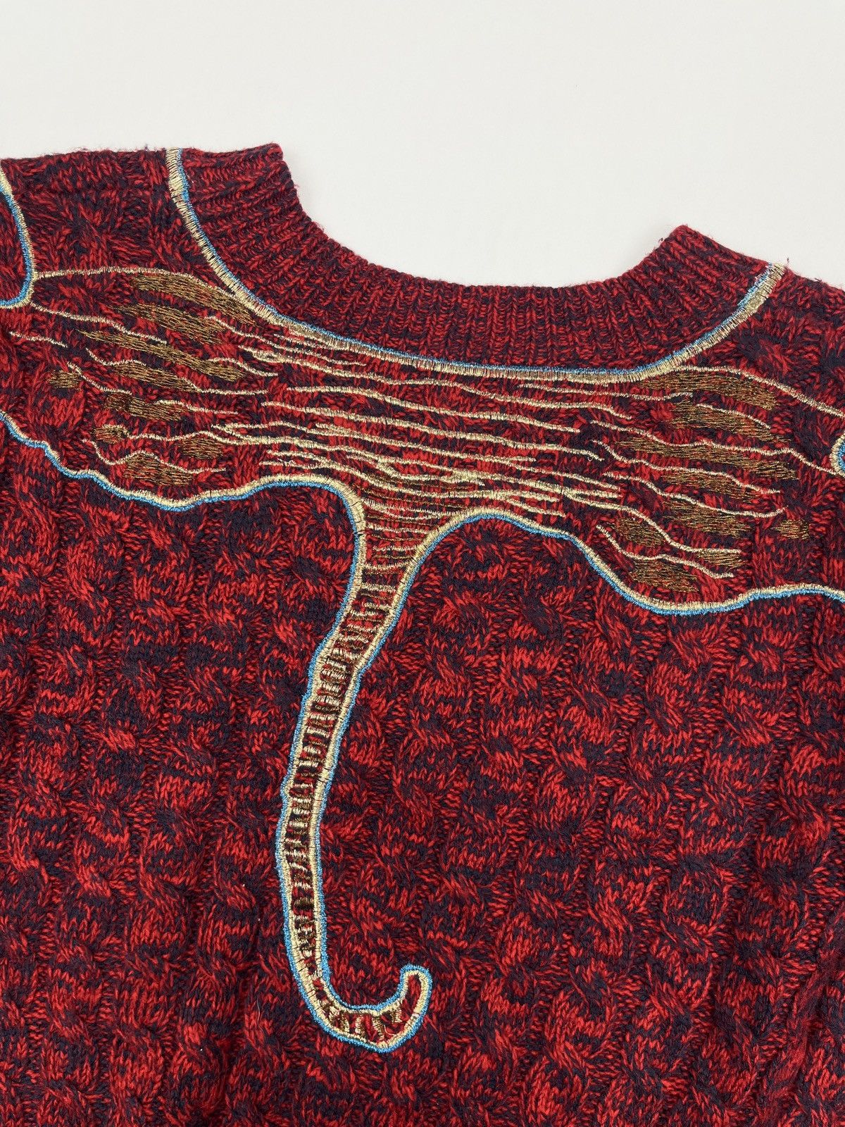 Kenzo KENZO - Tiger knit wool sweater Size XS / US 0-2 / IT 36-38 - 9 Thumbnail