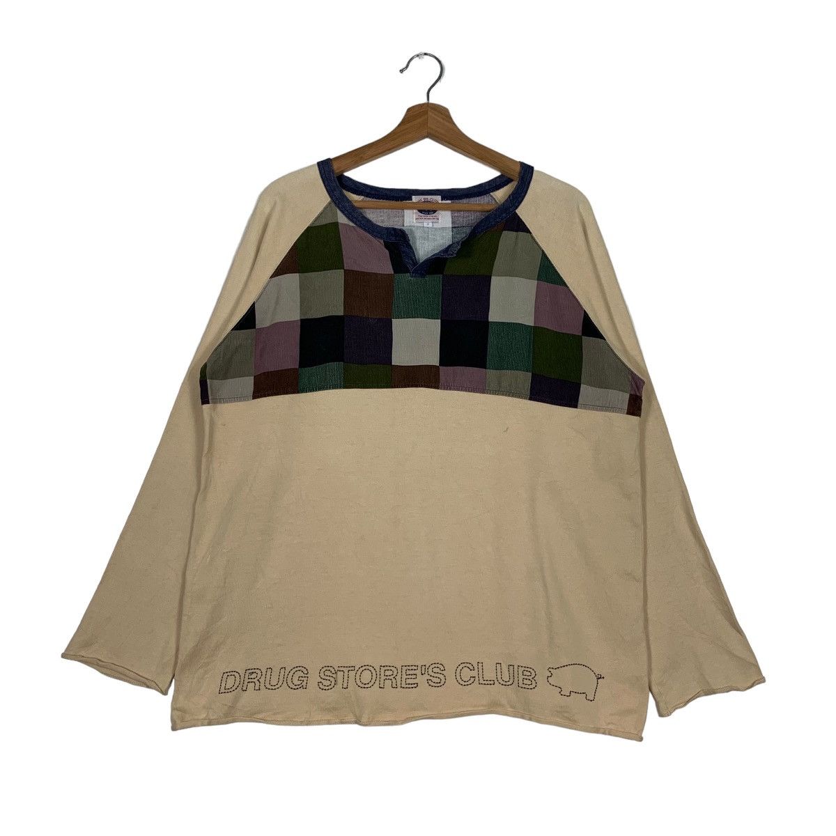 Japanese Brand The Drug Store's Club Long Sleeve T Shirt #0113-C6 Size US M / EU 48-50 / 2 - 1 Thumbnail