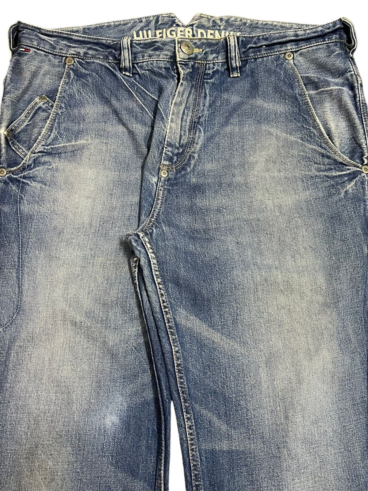 JNCO Vintage Japanese Brand Blue Wash Hip Hop Style Baggy Jeans Size US 36 / EU 52 - 4 Thumbnail