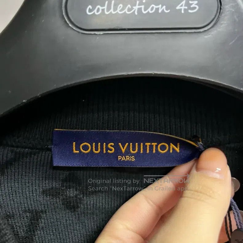 Louis Vuitton Louis Vuitton Latest Black Full Print Zip Tunic Jacket Size US XXL / EU 58 / 5 - 2 Thumbnail