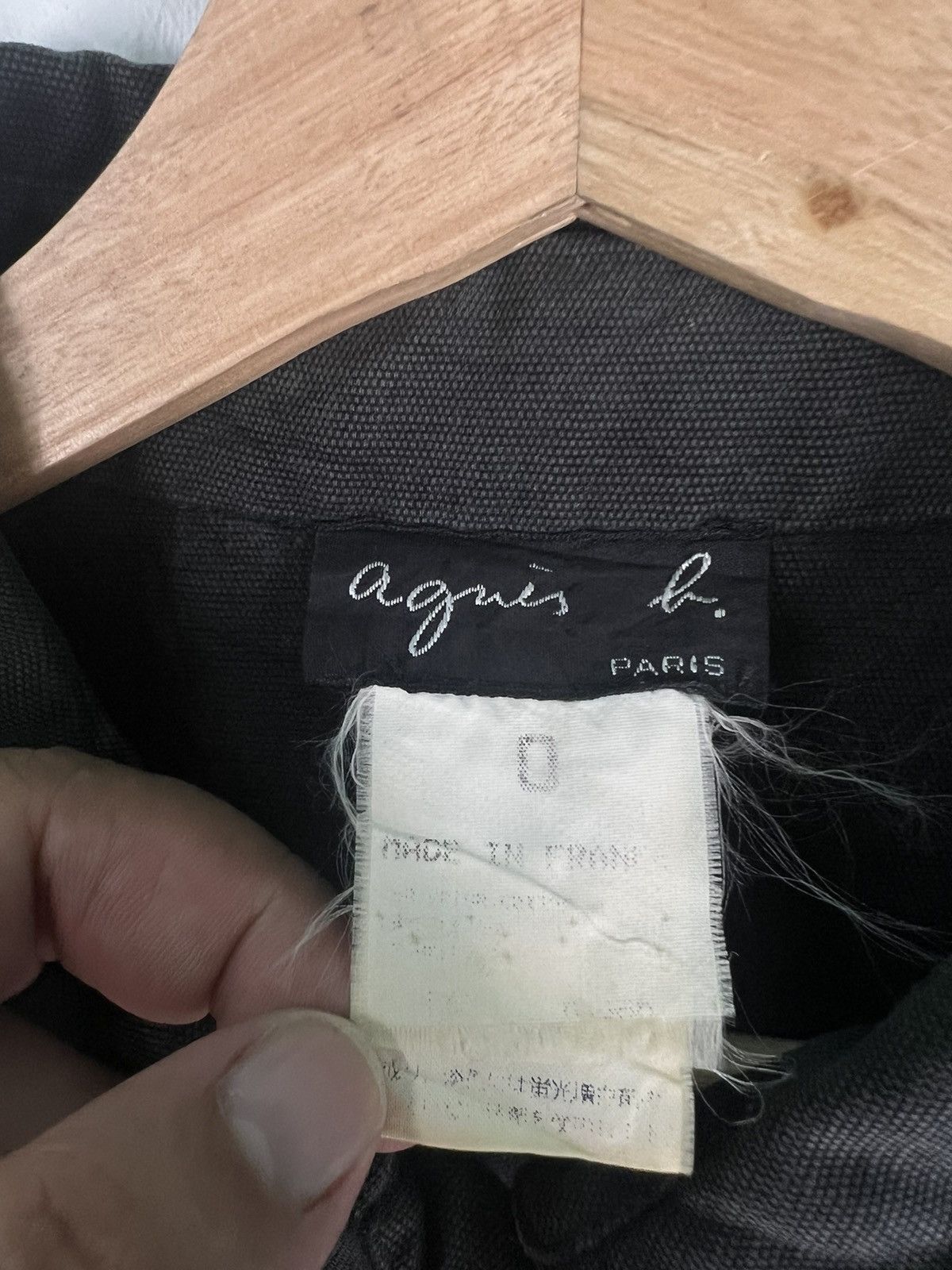 agnes b. 🔥RICH BLACK - FLY COATS LONG JACKET Size US S / EU 44-46 / 1 - 9 Thumbnail