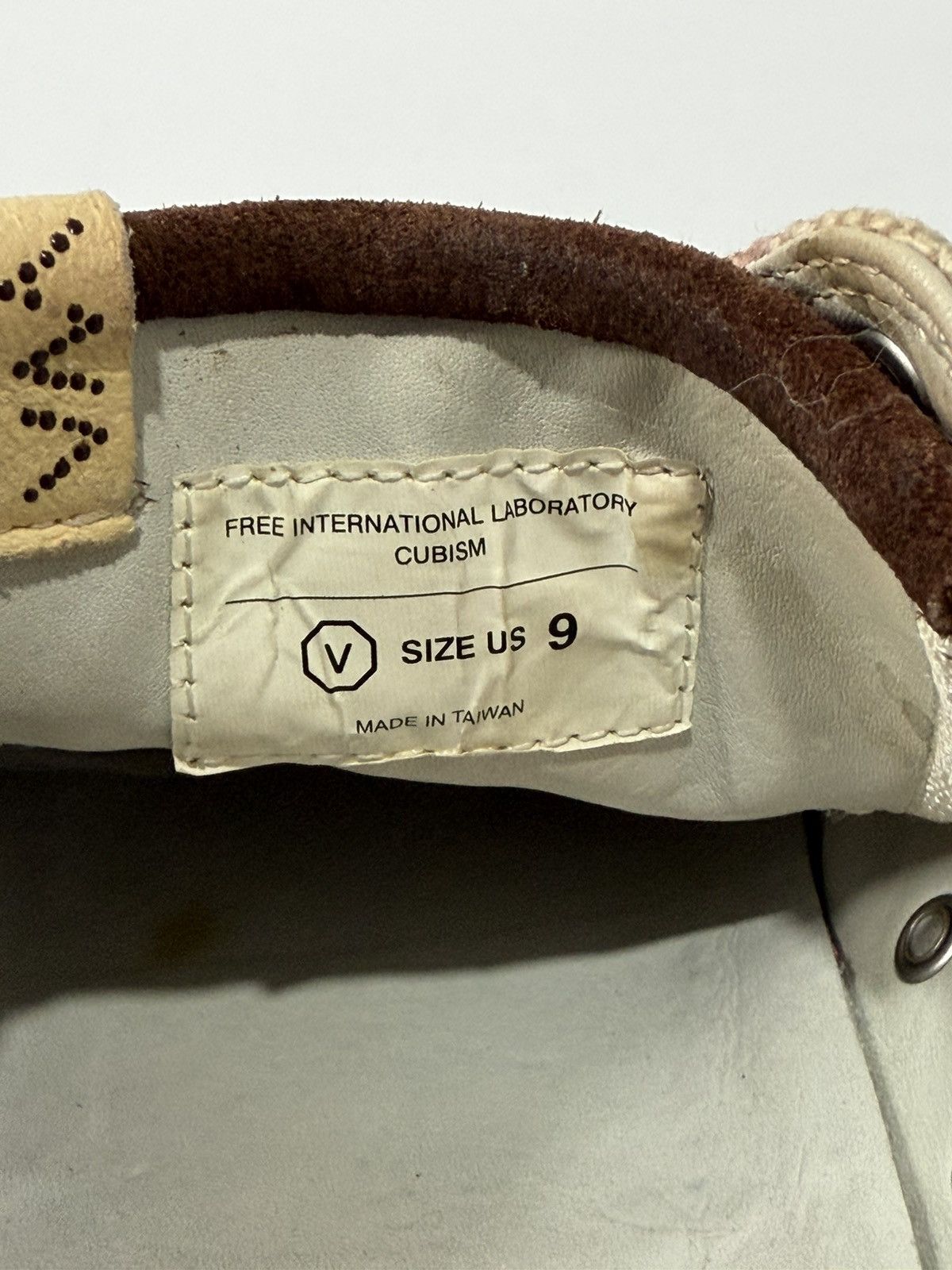 Visvim Visvim - Skagway Lo Leather Trimmed Canvas Sneakers Neutrals Size US 9 / EU 42 - 10 Thumbnail