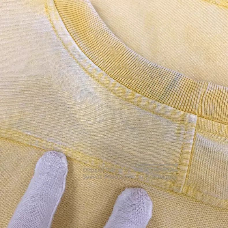 Louis Vuitton Louis Vuitton 24 yellow logo print made old round neck cot Size S / US 4 / IT 40 - 9 Thumbnail