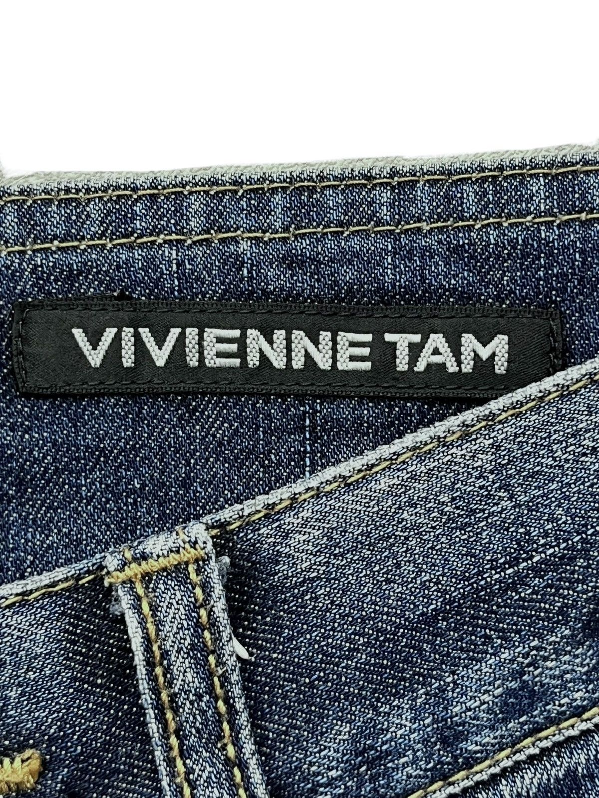 Vivienne Tam Vintage VIVIENNE TAM Iconic Embroidery Dragon Lowrise FLARE Size 26" / US 2 / IT 38 - 9 Thumbnail
